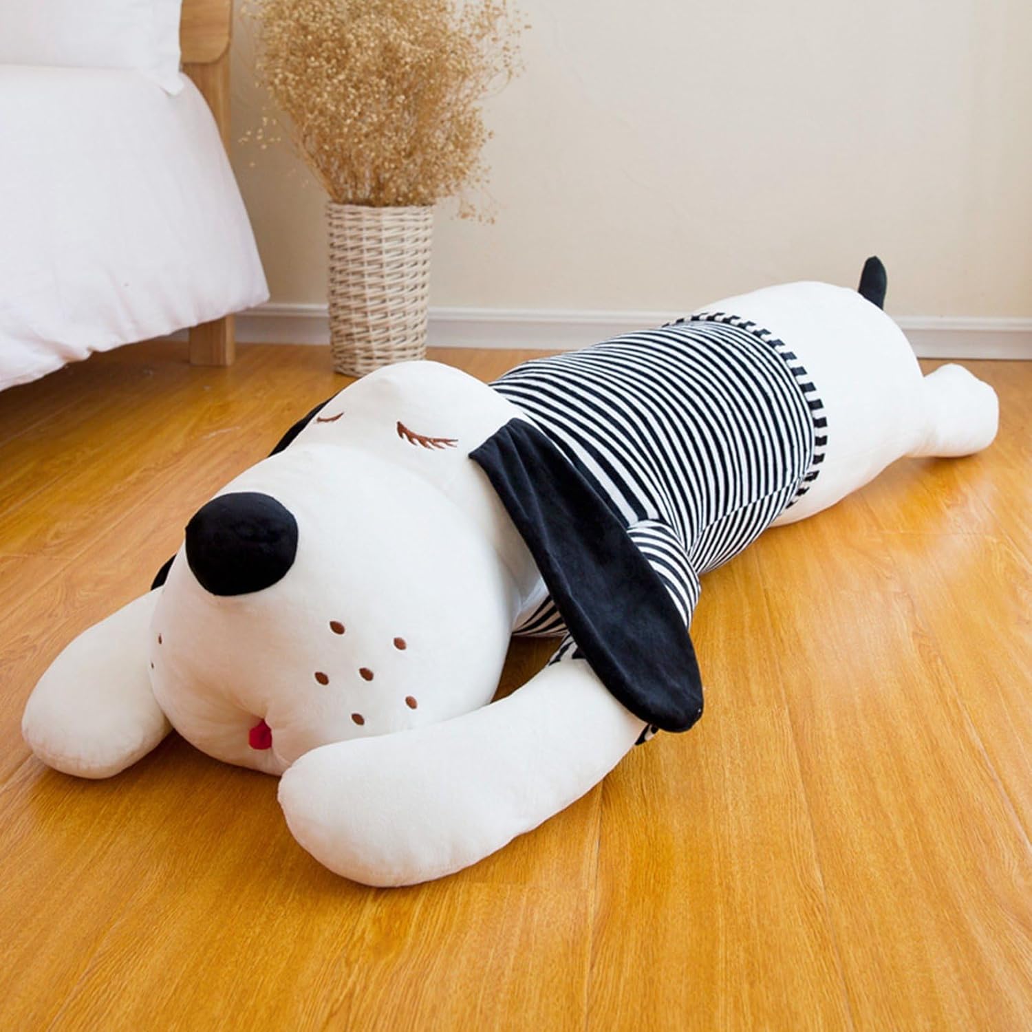 うつぶせ犬ぬいぐるみ 抱き枕 可愛い犬 動物 添い寝枕 クッション 萌え ぬいぐるみ 横向き寝 ロングクッション ふわふわ もちもち もふもふ 気持ちいい 柔らかい 女の子 ねむねむ プレゼント 子供 11,007円