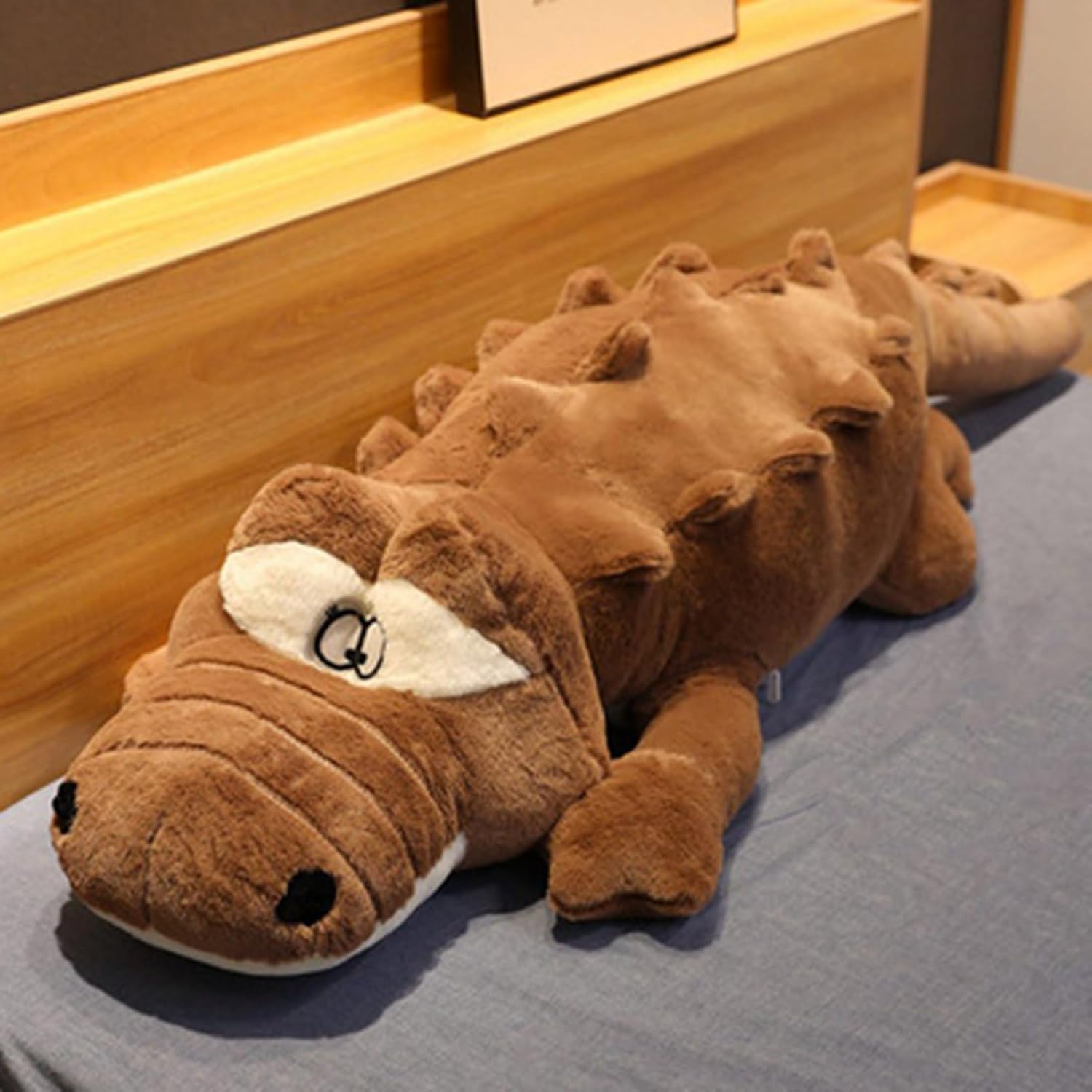 ワニ ぬいぐるみ 抱きまくら 特大 座布団 ふわふわ もふもふ ワニ座布団 ロング座布団 添い寝枕 好いたらしい おもしろ 毛の荒物 ワニ縫いぐるみ 横向き寝 差し上げ物 差し上げ物 臥榻お部屋 お誕