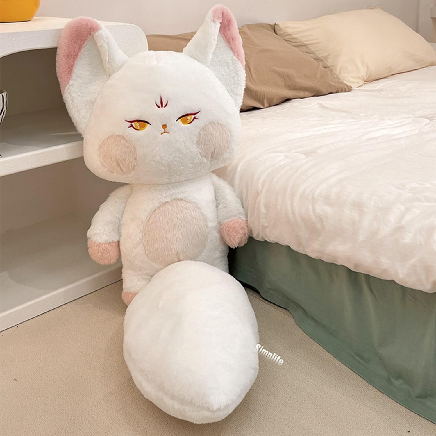 狐狸ぬいぐるみ 好いたらしい 萌え萌え 稲荷 毛の荒物 抱きまくら 遊び道具 ふわふわ もふもふ パステル色の 気が大きい大きさ 愛くるしげあやつり人形 癒し 気持ちいい 縫いぐるみ 意中の女 母の日差し上げ物 差し上げ物 赤ちゃん はたご屋