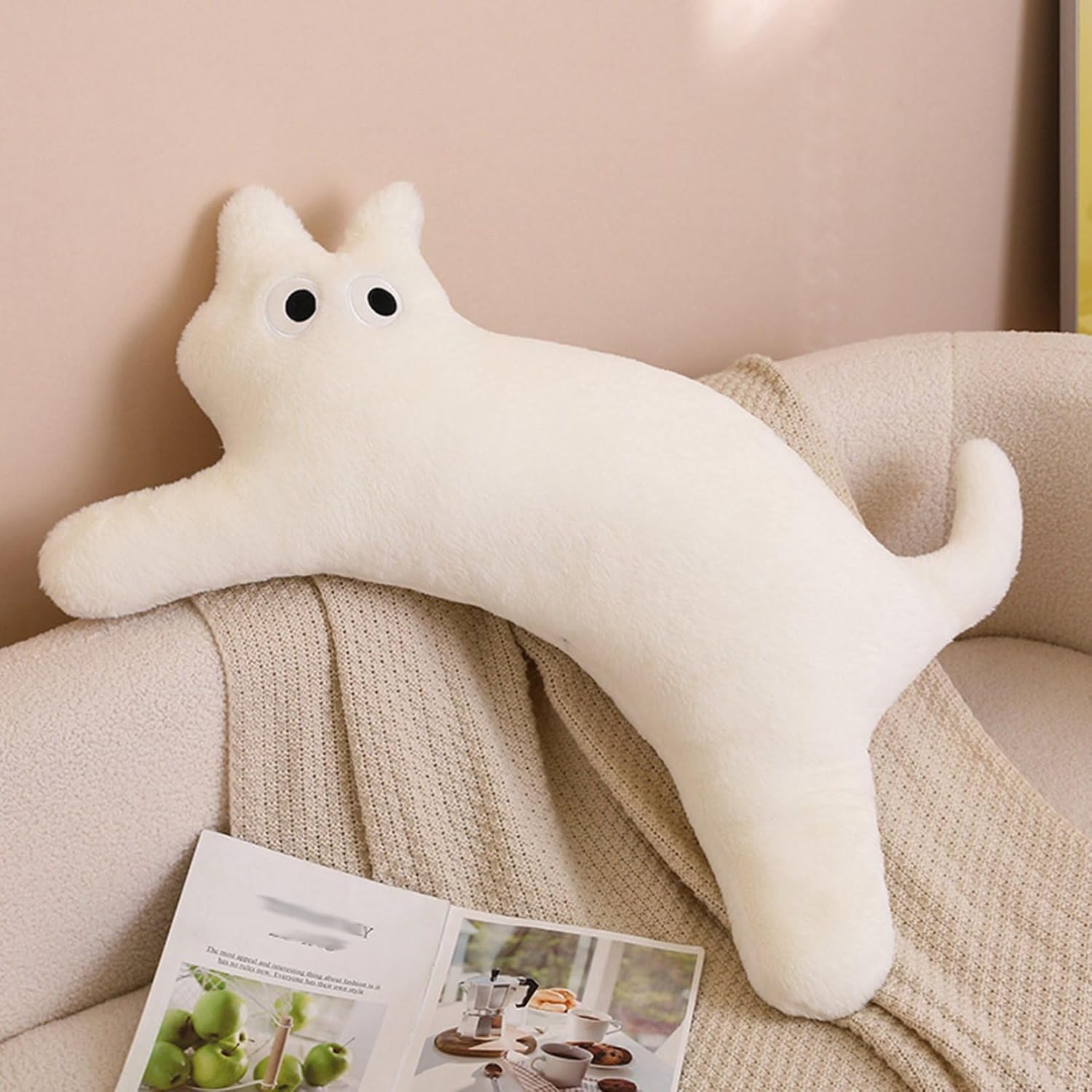 ねこ抱き枕 ぬいぐるみ 座布団 おもしろ ロング座布団 好いたらしい 猫 毛の荒物 睡眠時間枕 学習机枕 添い寝枕 パステル色の 気持ちいい ふわふわぬいぐるみ 長椅子背心積もり 馬鹿でかいぬい 差し上げ物 母の日のプレ