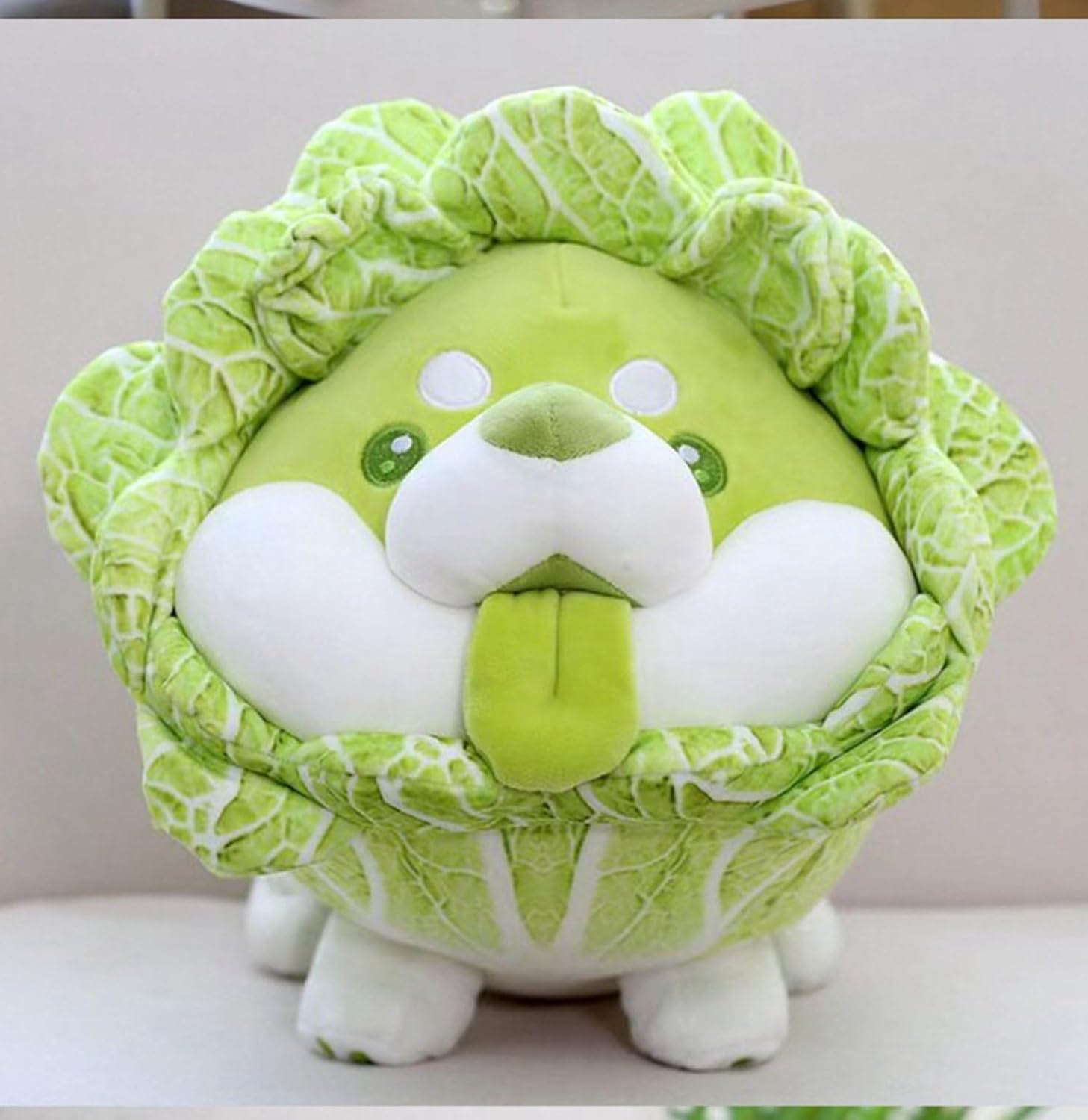 ぬいぐるみ 白菜犬 抱き枕 蔬菜 毛の荒物 玉菜犬 好いたらしい おもしろ 萌え萌え 分かりやすい肌ざわり 気持ちいい パステル色の 添い寝まくら 飼い犬仕立てもの風呂敷き包み 座布団 差し上げ物 差し上げ物 臥榻御部屋 ねむねむ