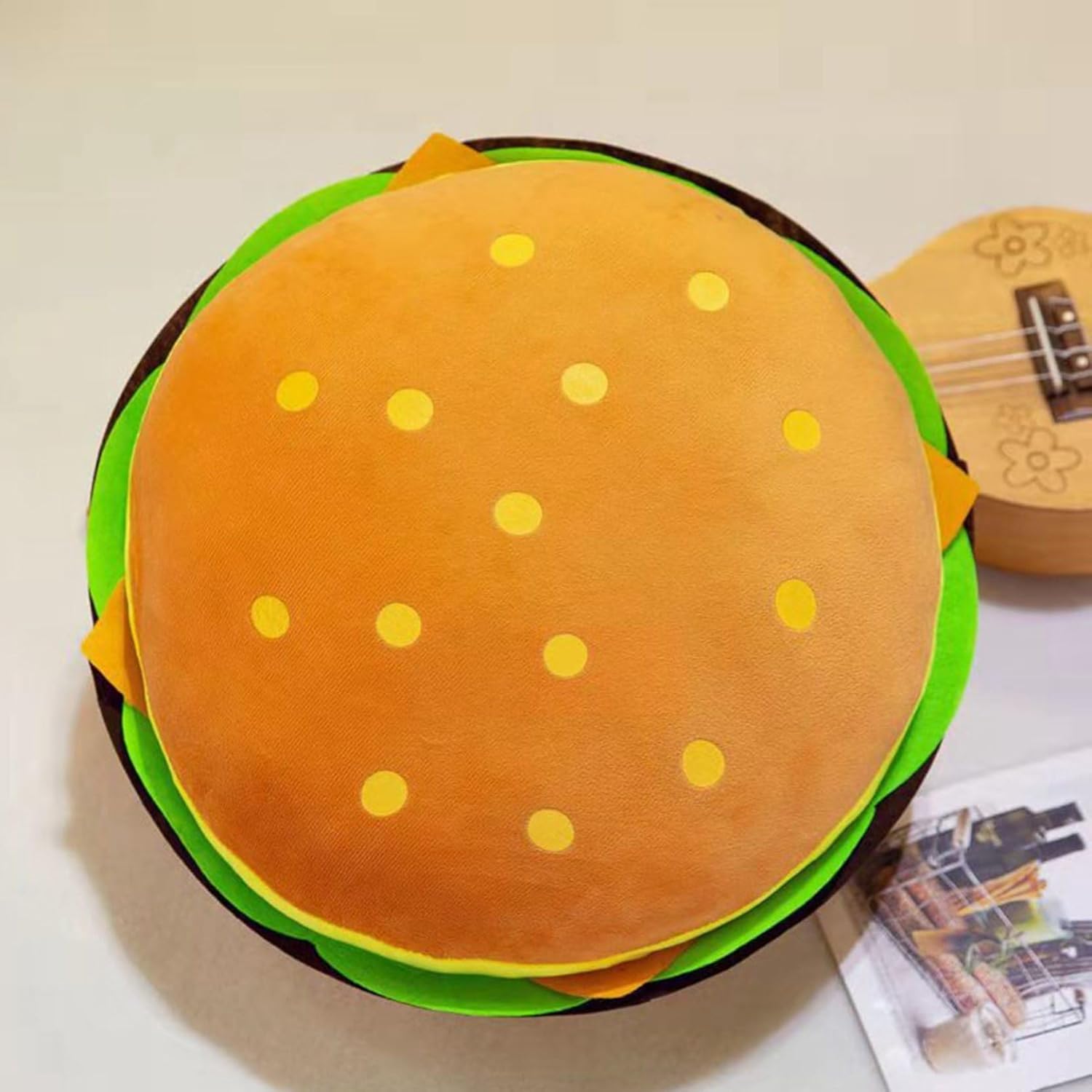 ぬいぐるみ ハンバーガー ジャガタラ芋飛球 ピッツァ 本当の 好いたらしい 座布団 抱き枕 創造的 お睡眠時間座布団 仕立てもの風呂敷き包み パステル色の 気持ちいい 分かりやすい肌ざわり 本物そっくり 店飾りつけ 長椅子 読書人