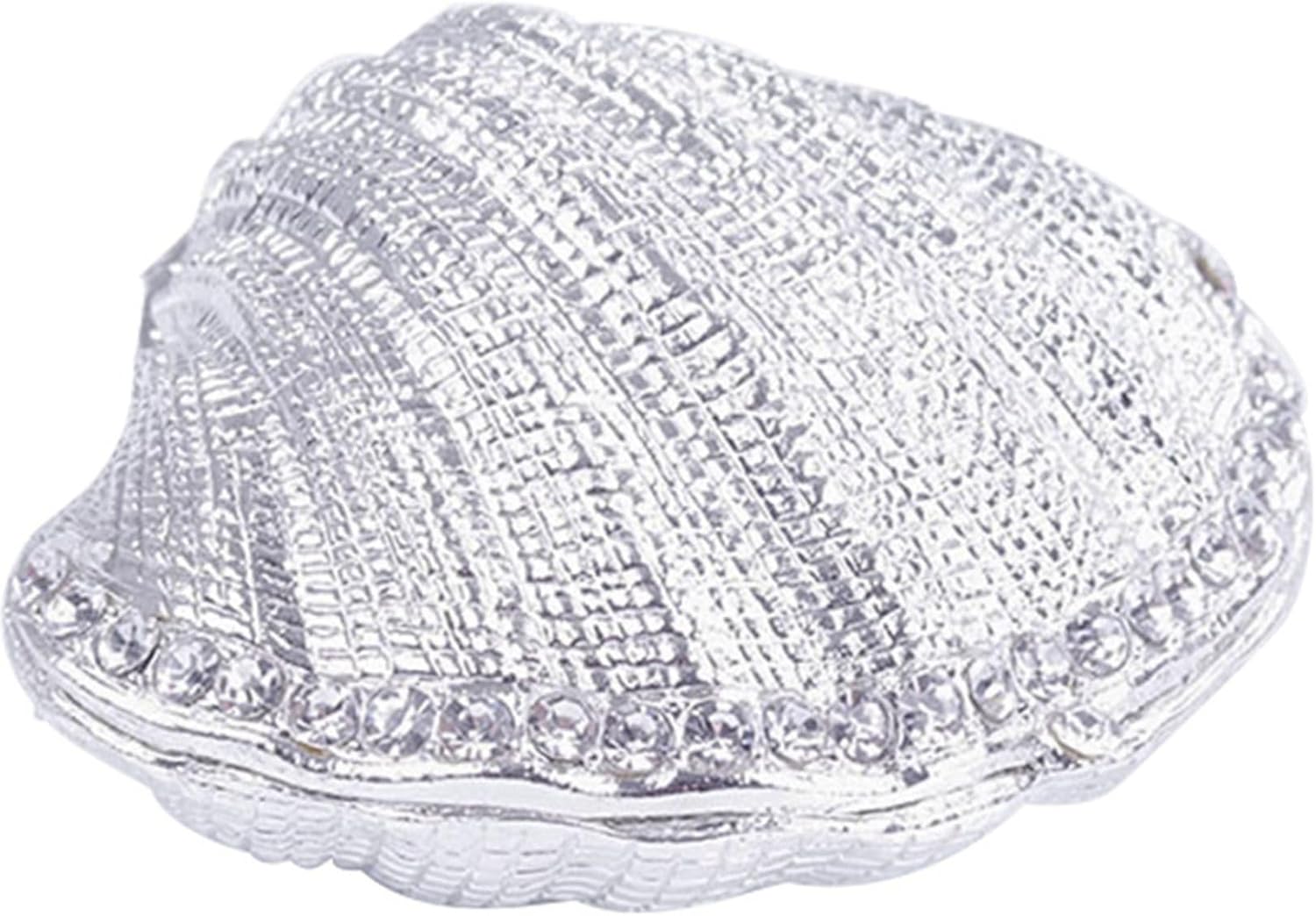 貝殼 置物 ジュエリーボックス 合金製 クリスタル トリンケットボックス 可愛い おしゃれ 装飾品 アクセサリーボックス ボックス インテリア 女性 娘 母の日 ギフト プレゼント 卒業式 デコレーシ