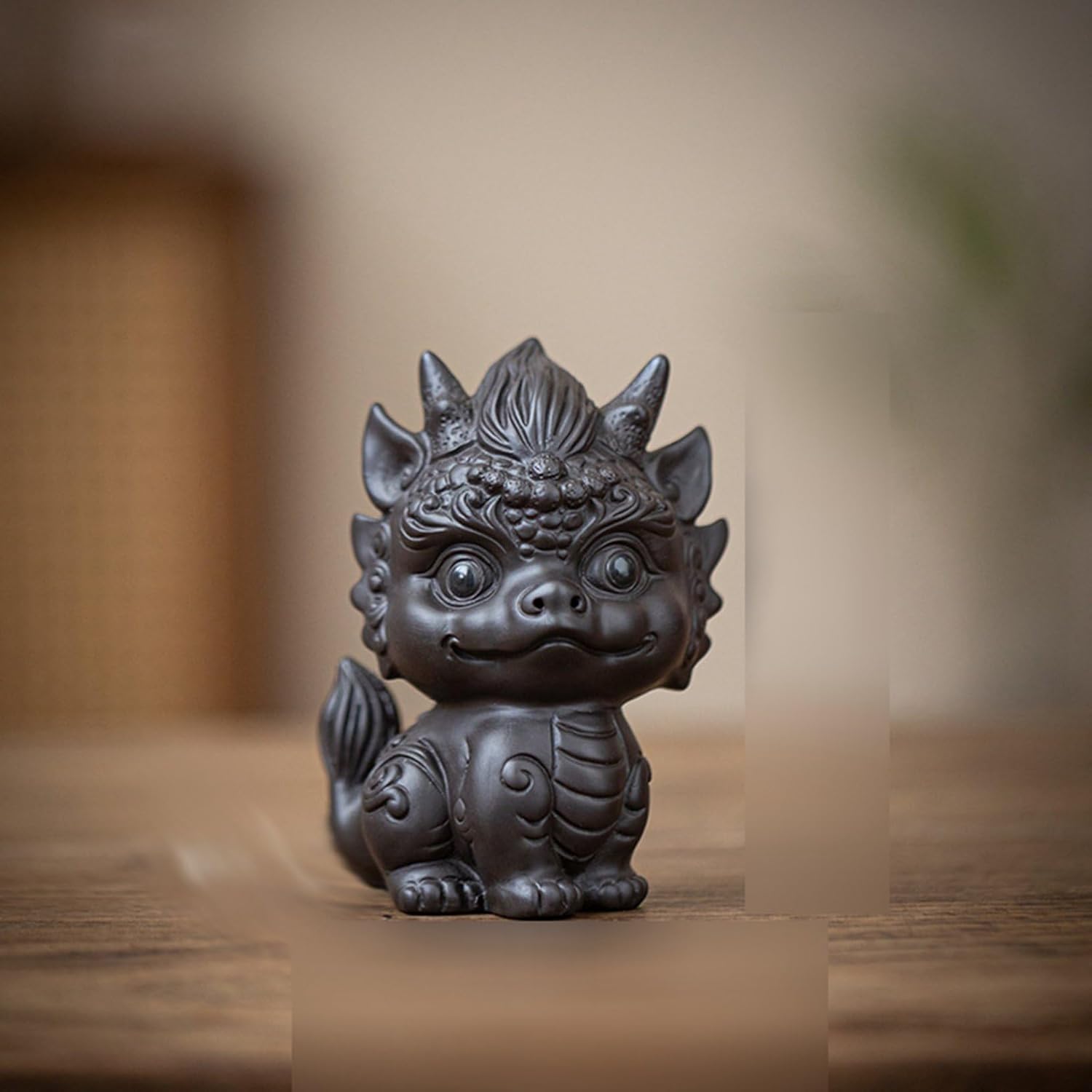 可愛い 萌え 貔貅 ヒキュウ 神獣 おもちゃ 茶寵 置物 ミニチュア 風水 招財 金運アップ オブジェ 縁起物 インテリア かわいい 開運 玄関 風水グッズ 茶玩 茶道 道具 誕生日プレゼント ギフト