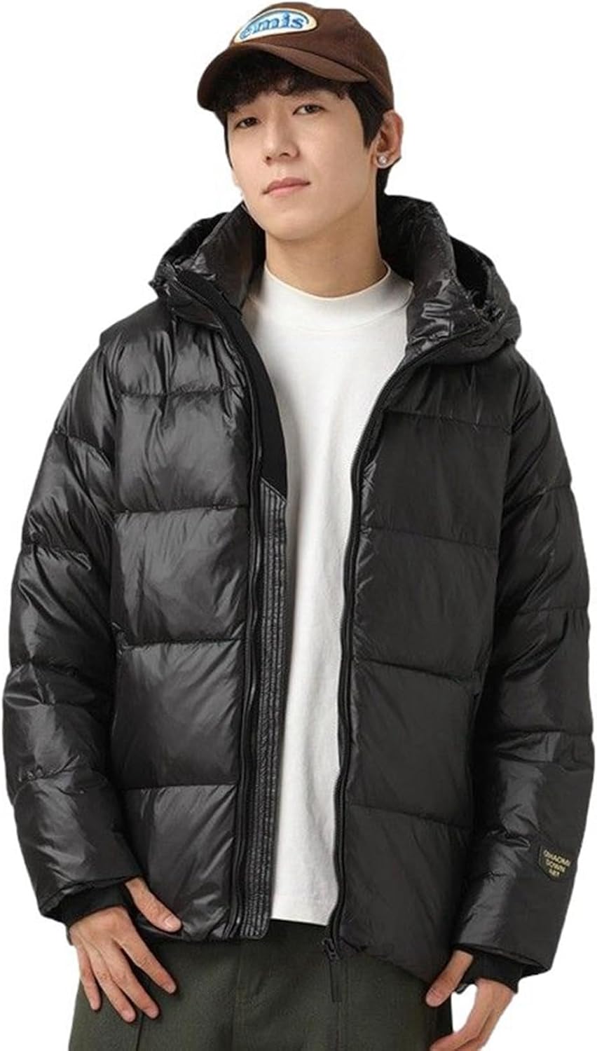 落ちこむ上衣 メンズ レディース 長袖 冬服 たわい無い 防寒 生あたたかい 防風 防寒上衣 ボンネット付き添い人 チャック付き添い人衣嚢 ソリッドカラー 心地よい おおきい大きさ ゆったり 第一義的 通い用