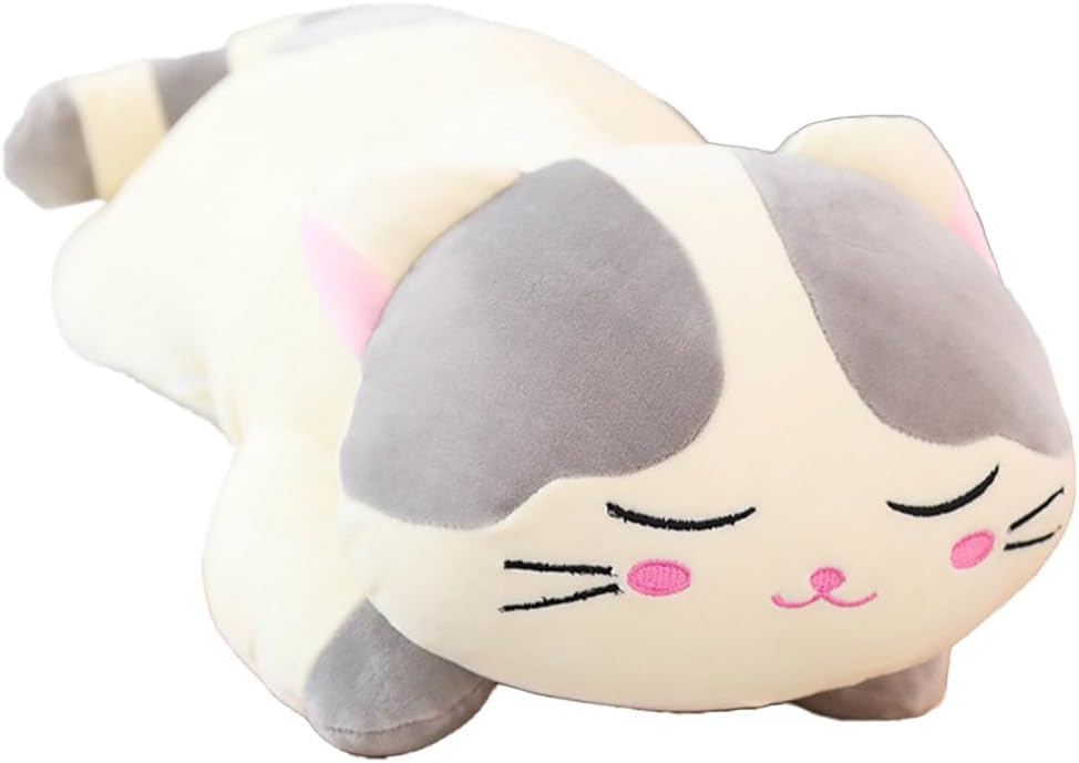 ぬいぐるみ 抱き枕 猫 だきまくら 動物 ふわふわ クッション 柔らかい 気持ちいい 丸洗いOK 面白い おもちゃ クリスマス 可愛い プレゼント 店飾り 贈り物 誕生日 ギフト お祝い 癒しグッズ