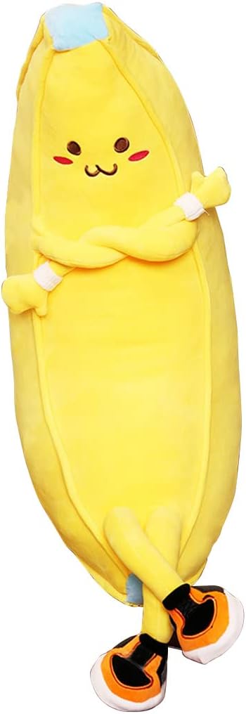 ぬいぐるみ 抱きまくら 抱き枕 バナナの木 好いたらしい ふわふわ もこもこ パステル色の 論なく論なく 仕立てもの風呂敷き包み だきまくら 多役立つこと 面白おかしい 洗える 癒し系 差し上げ物 御祭り お生まれ落ちる日 差し上げ物 飾りつけ 添い寝枕 90