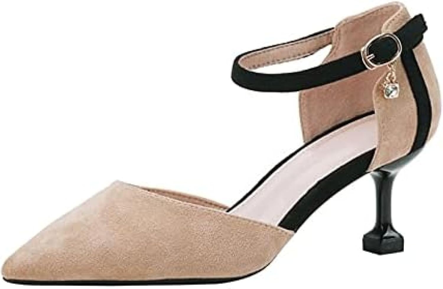 パンプス ストラップ 痛くない 脱げ防止 シューズベルト パンプスストラップ パンプスベルト アンクルストラップ スエード 結婚式 美脚 歩きやすい 疲れない ピンヒール ポインテッドトゥ パンプス