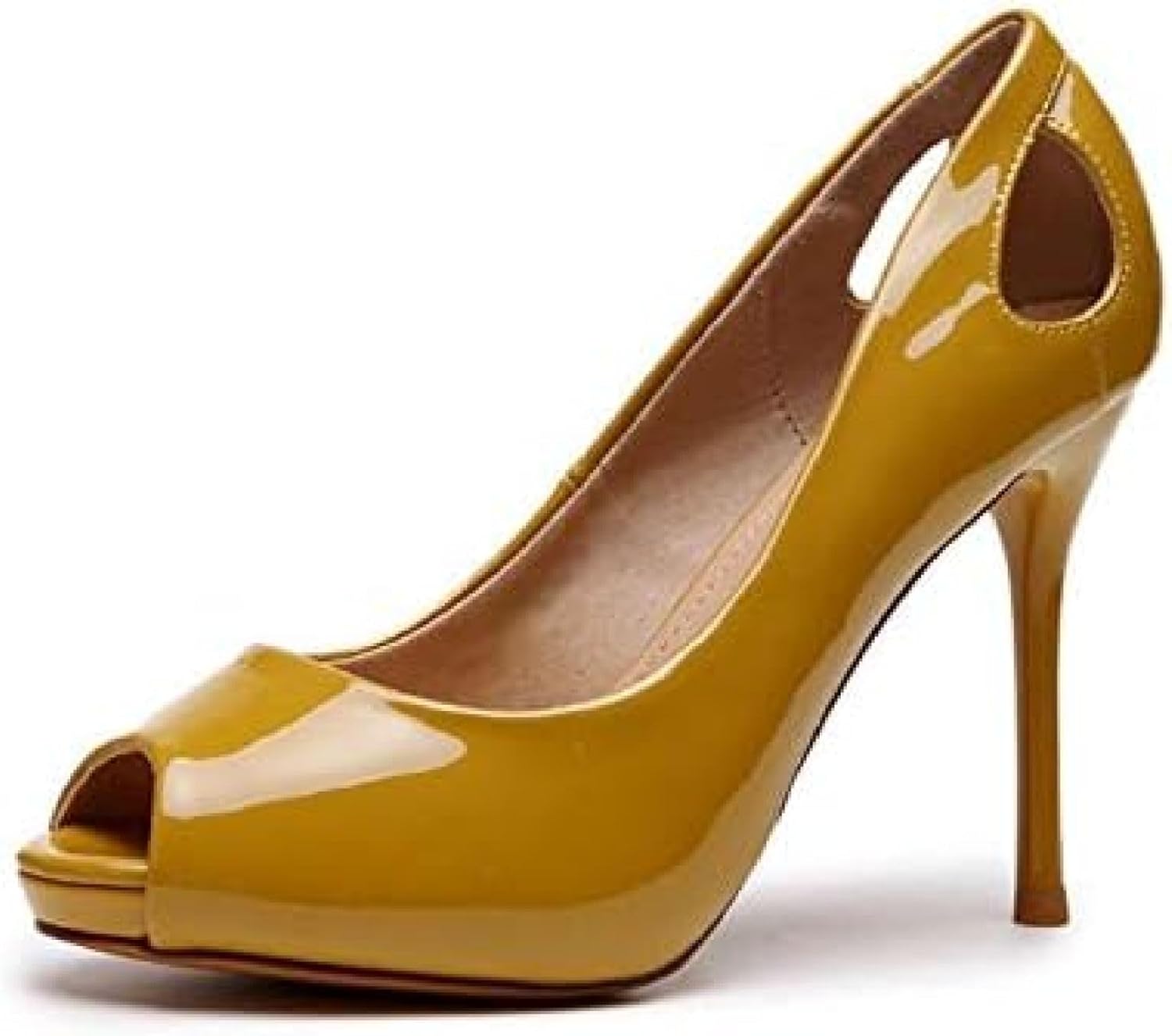 パンプス レディース ハイヒール ピンヒール pumps ヒール オープントゥ エナメル 結婚式 パーティー 二次会 2次会 成人式 同窓会 フォーマル お呼ばれ キャバ カジュアル 美脚 オープント