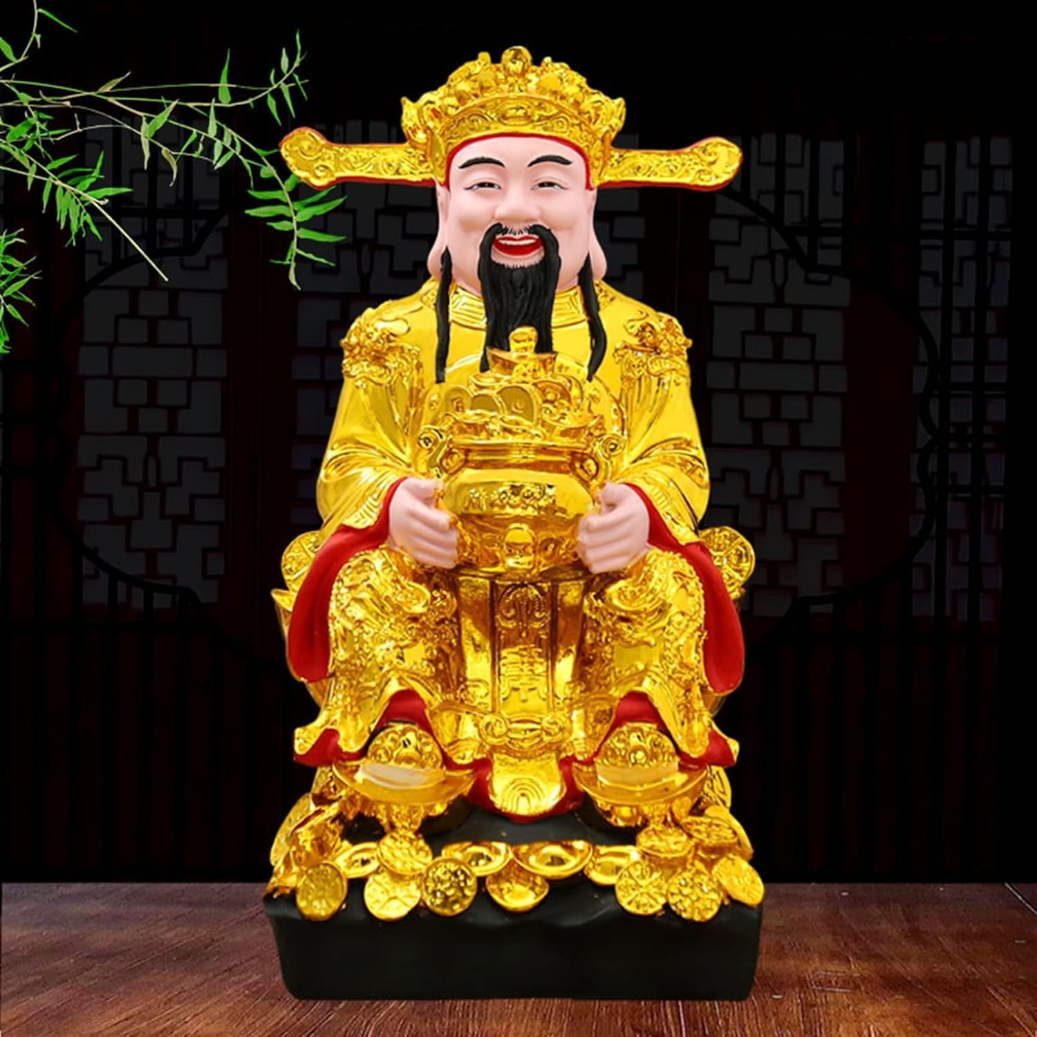 風水グッズ 財神 仏像 神像 脂刻みつける 縁起物 塑像群飾りつけ 芸術品 室内装飾飾りつけ 金運引きあげる お引き立て華めく祈とう 厄除け 手当て 招財 財運 飾りつけ 部屋の入り口 差し上げ物にも至適 開店祝賀会 書房 会社組織 儀式用