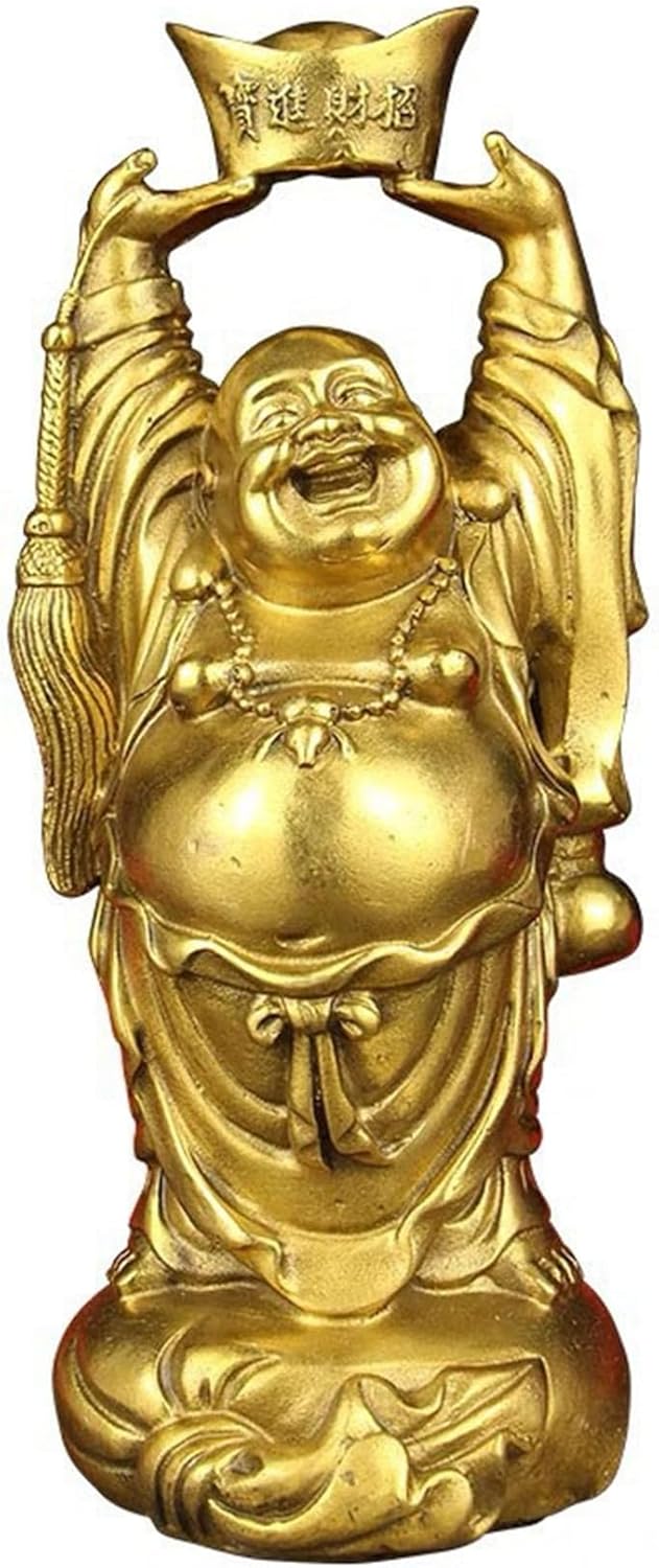 元宝の弥勒仏を託し わらい顔仏像 布袋様 飾りつけ 弥勒仏像 風水グッズ 偶像 弥勒菩薩 仏像 元寶 金運引きあげる 招財 開運 お引き立て華めく祈とう 華めく 仕合わせ 手当て 室内装飾 差し上げ物 開店祝賀会 営造祝賀会 引っ