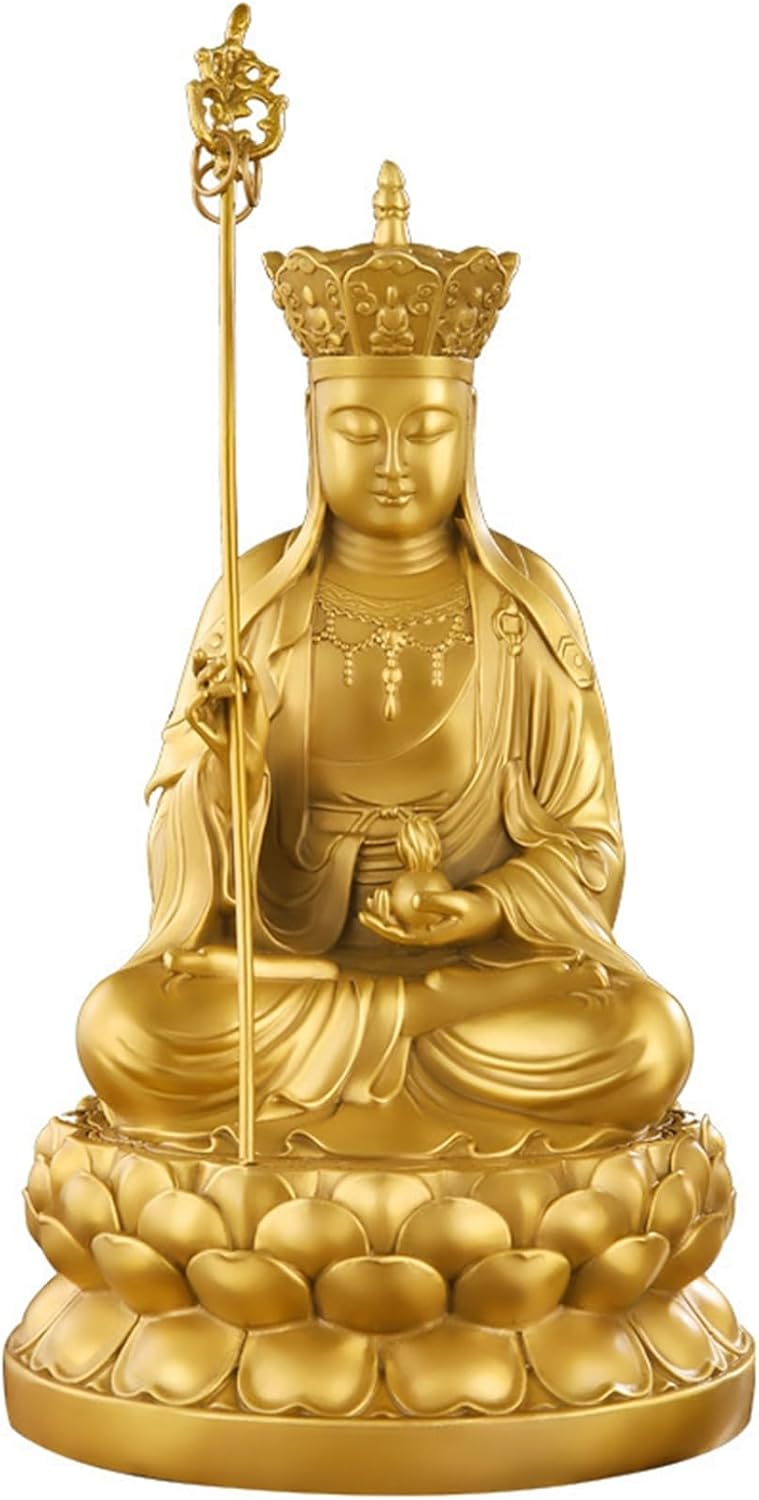 地蔵菩薩像 仏像 金管楽器 地蔵 お地蔵様 水子地蔵 地蔵菩薩 金管楽器製 開運 祈とう 厄除け 魔除け 刻みつける 子育て・水子供養・防御すること 風水 仏壇仏像 風水個条 かざり付ける品 身寄り用 執務室 リビングお部屋 銅