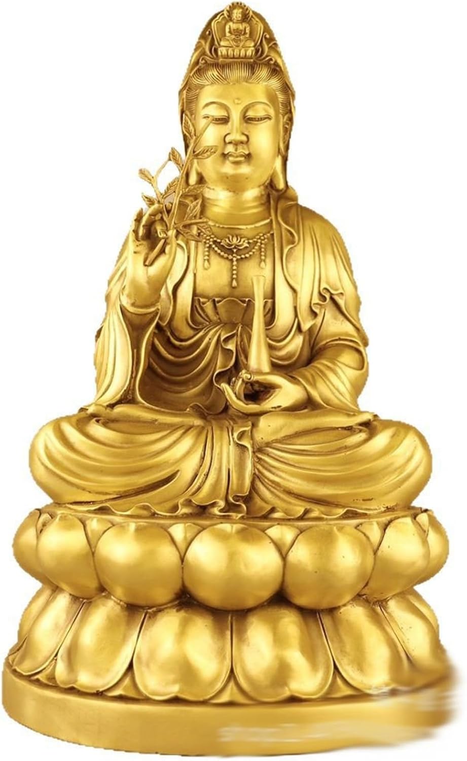 金管楽器製 観音菩薩 風水グッズ 坐像 仏壇仏像 観音像 飾りつけ 柳枝観音 仏教道教芸術品 開運グッズ 暮らし向き引きあげる 祈とう 手当て 意地悪さ除け 厄除け オブジェ 不死化日 開店祝賀会 差し上げ物 営造祝賀会 住み替え 銅