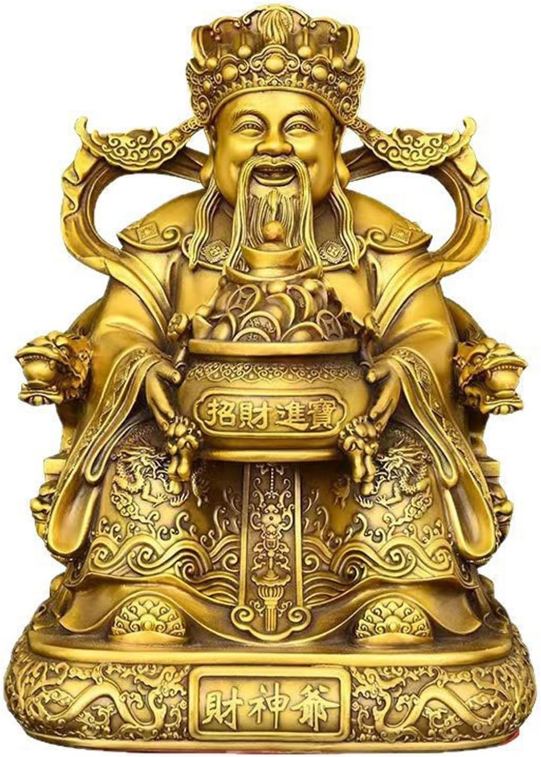 財神 風水グッズ 飾りつけ 金管楽器製 仏像 財運 金運 開運 金運祈とう 縁起物 お引き立て華めく祈とう 厄除け 手当て 風水 金管楽器 雑貨 会社組織 リビングお部屋 執務室 室内装飾 部屋の入り口 開店祝賀会 店飾りつけ 新年 贈り