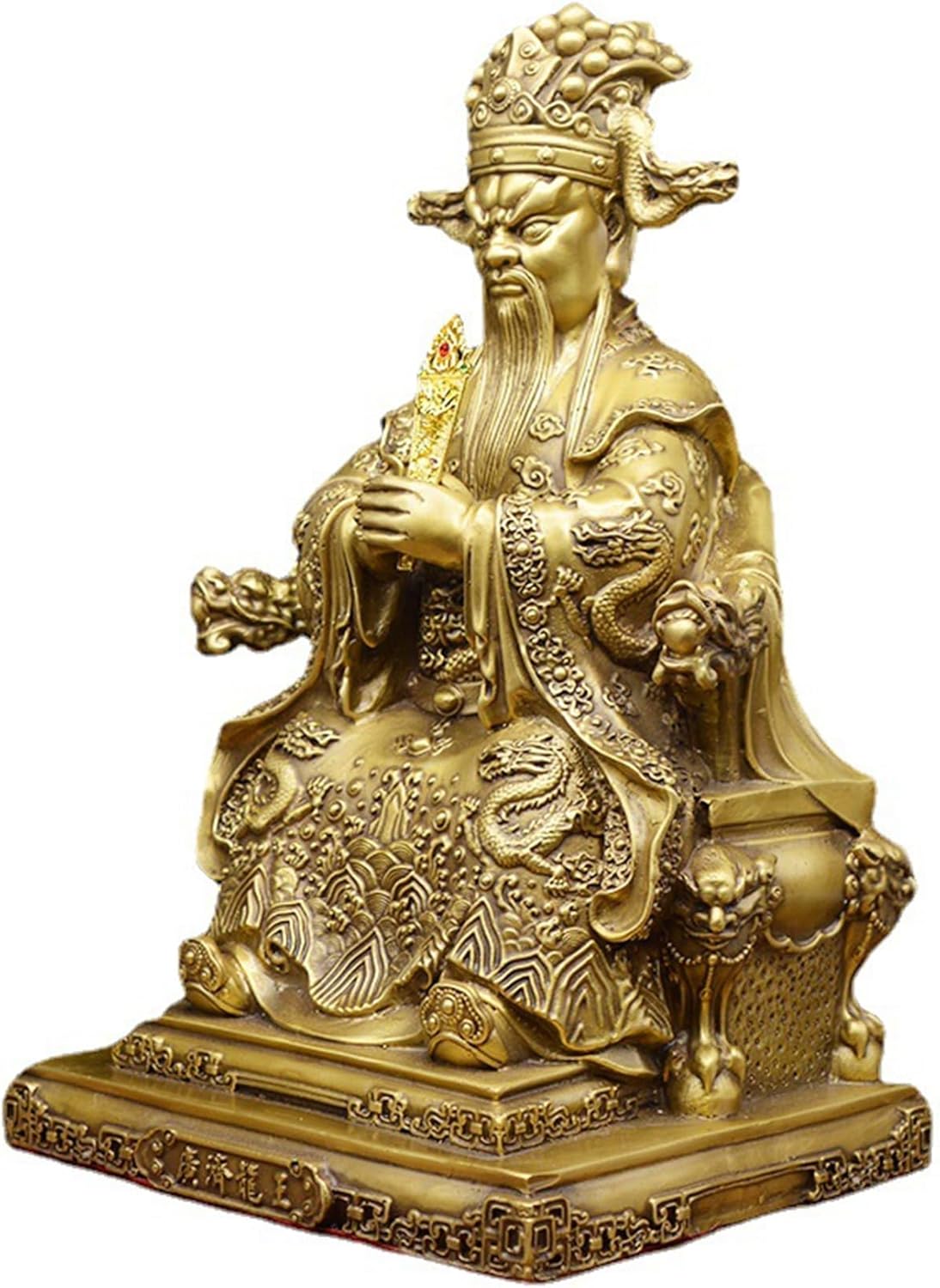 龍五爺 広済龍王菩薩 風水グッズ 飾りつけ 財神 神像 仏像 金管楽器製 金運グッズ お引き立て華めく 祈とう 開運厄除 招財 仕合わせ 御役目運 縁起物 祈る 室内装飾 飾りつけ 開店祝賀会 店飾りつけ 介護ホーム
