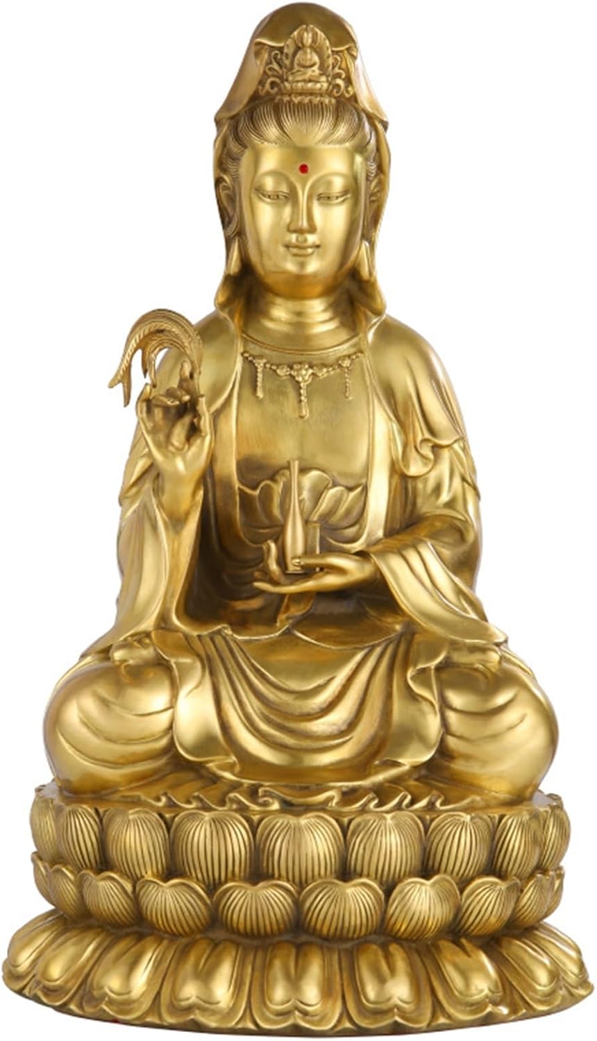 観音菩薩 観音様 仏壇仏像 風水グッズ 観音像 南太平洋観音 金管楽器製 塑像群飾りつけ 手当て 魔除け 開運グッズ 暮らし向き引きあげる 仕合わせ 意地悪さ除け オブジェ 部屋の入り口 敬老の日 営造祝賀会 住み替え かざり付ける品 介護ホーム 銅色
