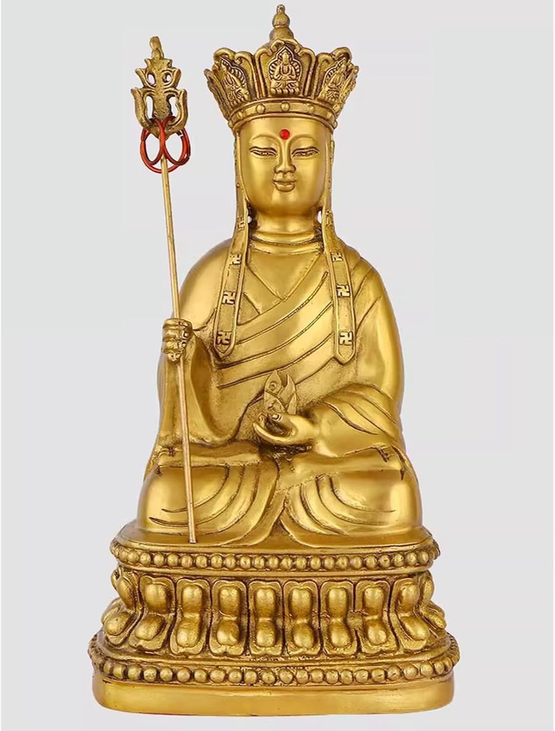 地蔵菩薩 地蔵菩薩像 仏像 真鍮 娑婆三聖 地蔵 お地蔵様 真鍮製 開運グッズ 祈る 厄除け 魔除け 水子地蔵 子育て・水子供養・守護 風水 仏壇仏像 風水アイテム 装飾品 家庭 オフィス リビングル|Funny Life 店