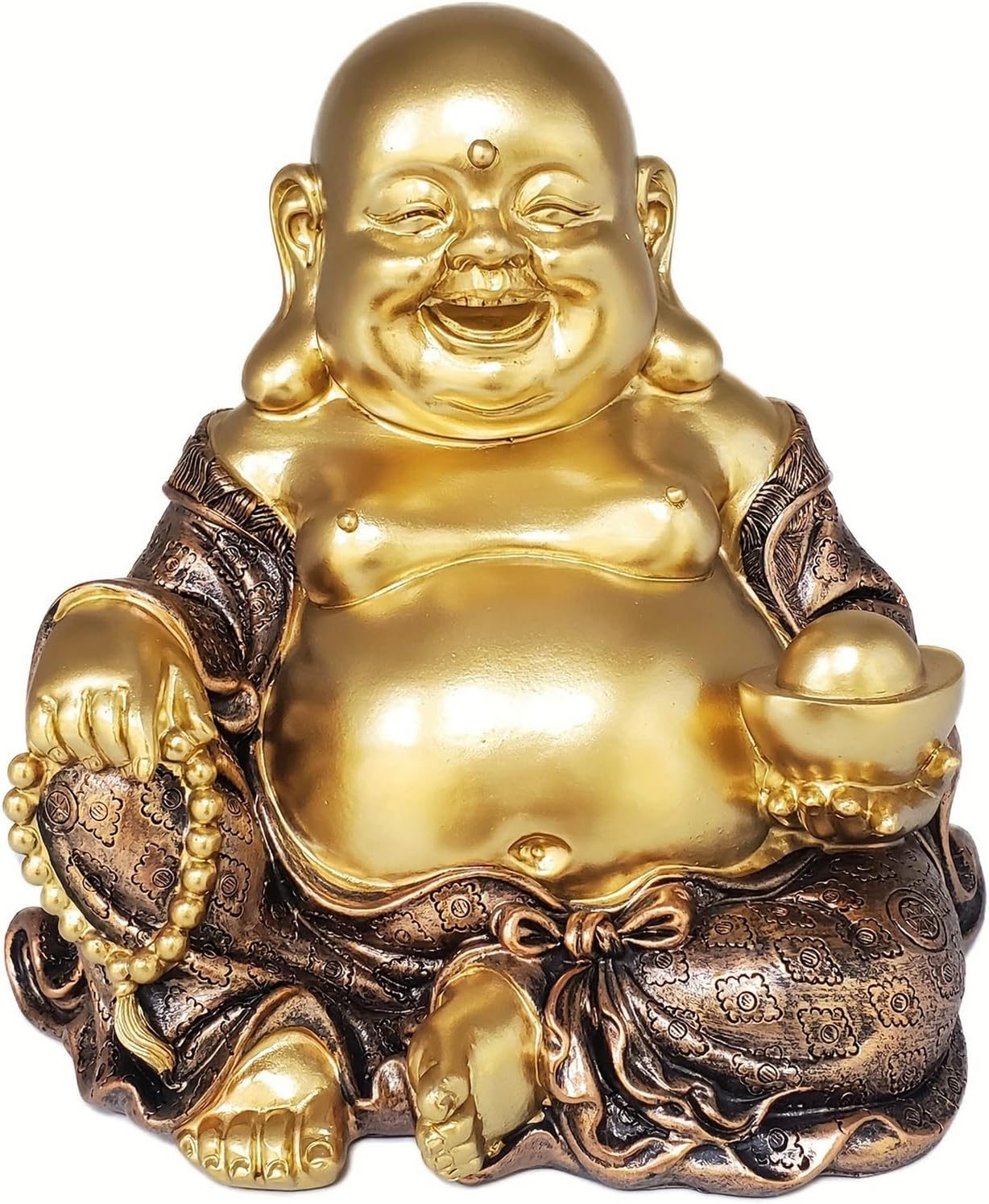 弥勒 弥勒仏 布袋尊 布袋様 弥勒様 置物 笑い仏像 ミニ 招財 風水グッズ 縁起物 風水アイテム 厄除け 金運アップ 商売繁盛祈願 繁栄 開運グッズ お守り 金運 財運 開店祝い 起業 ギフト オフ