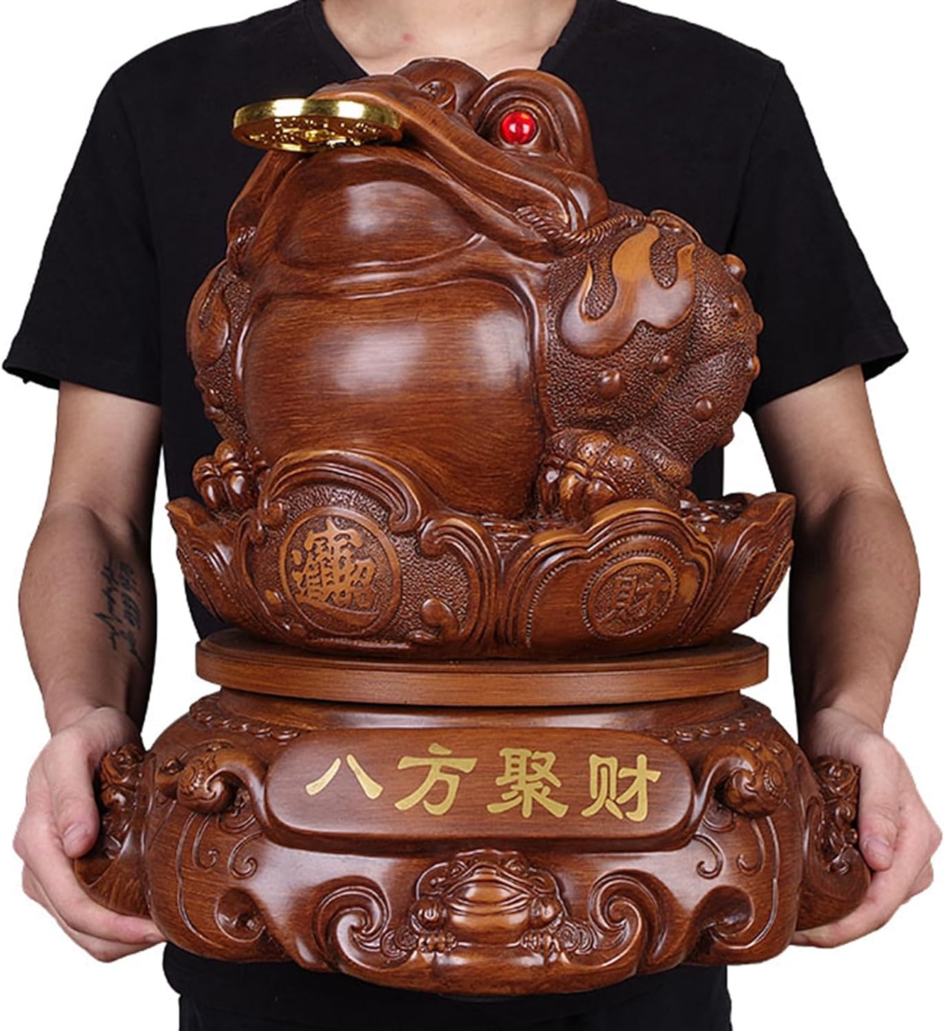 楽天市場】特大 金蟾（キンセン・ゼニガエル） 銅製 ＜風水グッズ