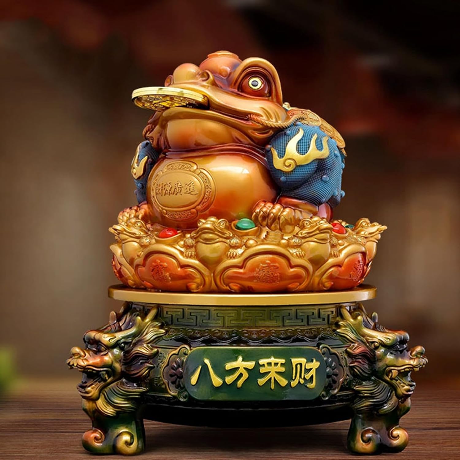 楽天市場】特大 金蟾（キンセン・ゼニガエル） 銅製 ＜風水グッズ