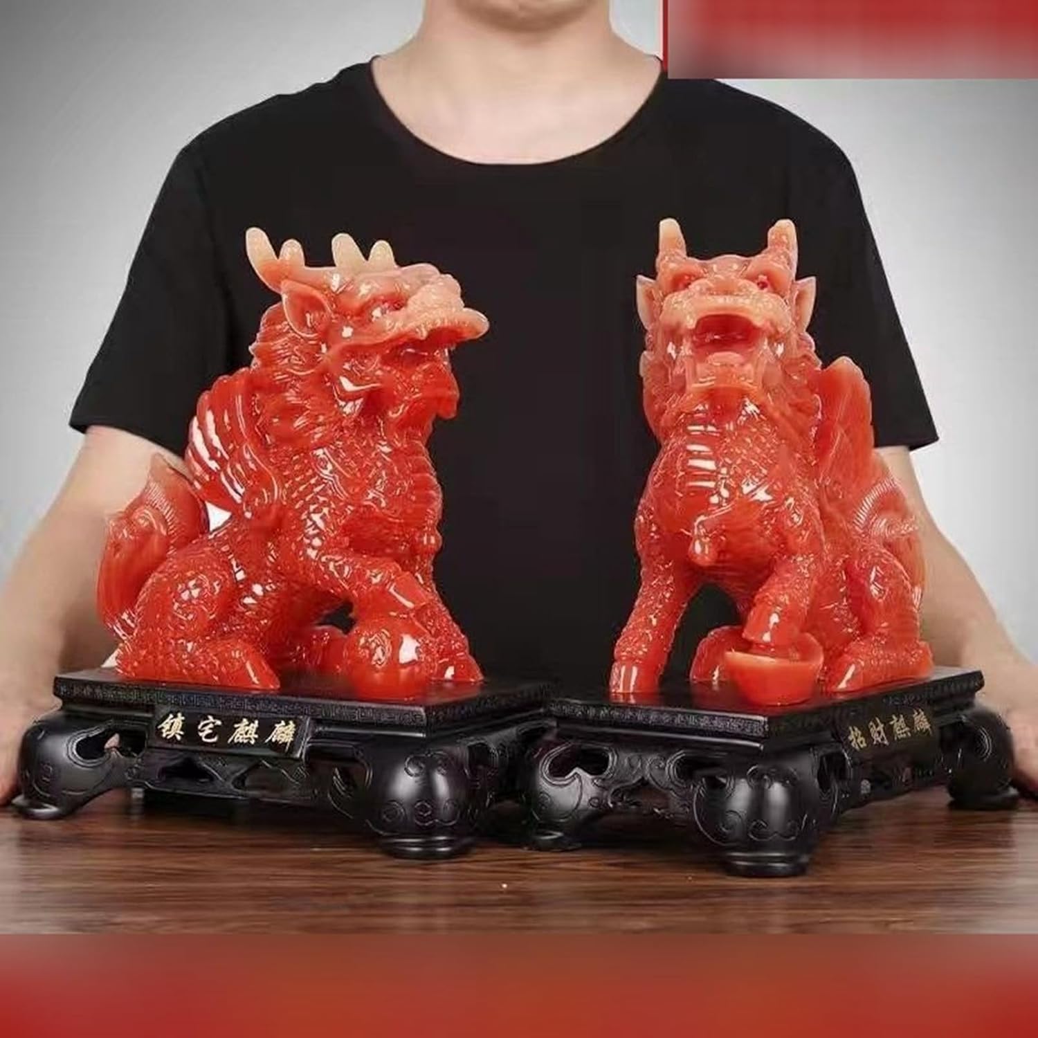 楽天市場】麒麟 水晶彫り物 右向き 風水 天然石 ブラジル産 稀少価値