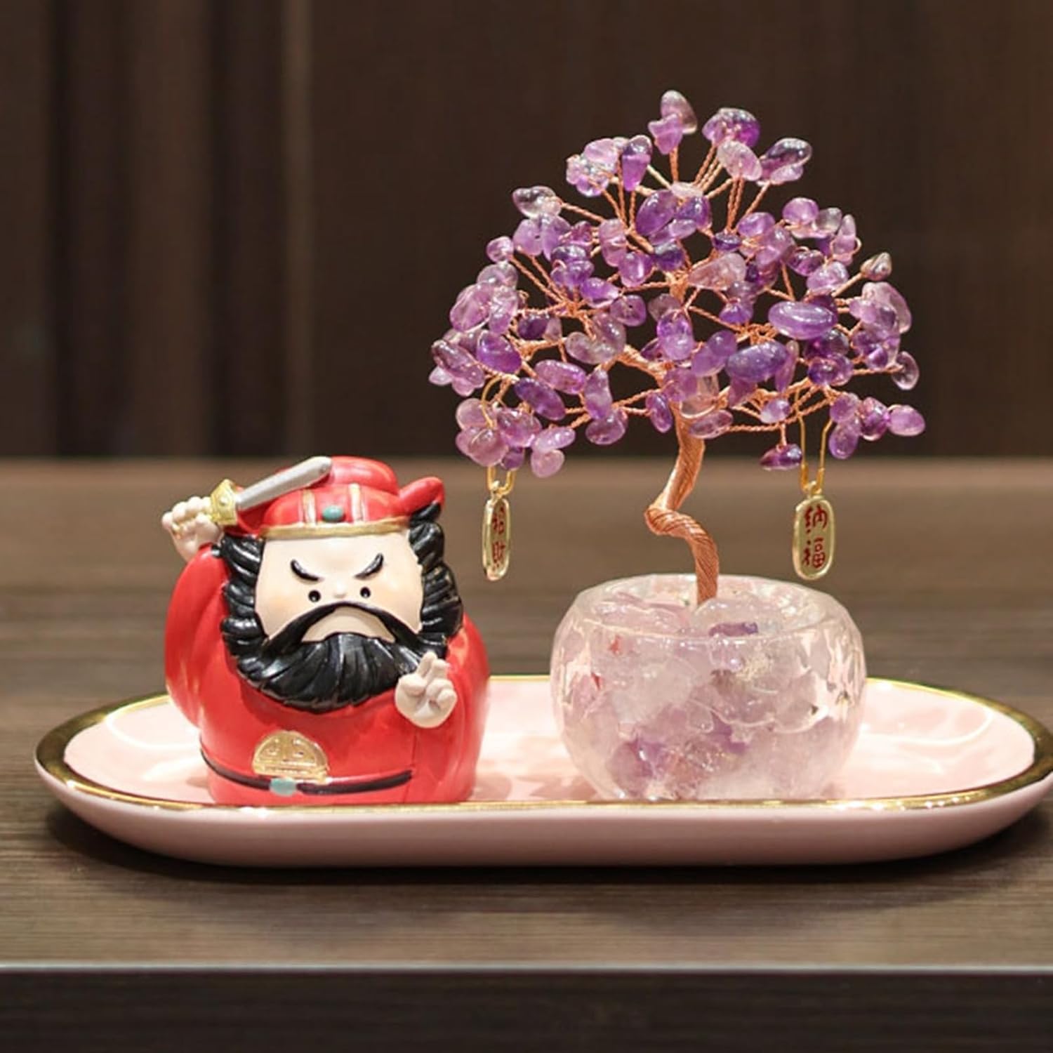 財福の樹 クリスタルツリー 招財樹 風水グッズ 金のなる木 かわいい クリスタル 可愛い 玄関飾り エネルギー 縁起物 癒し 恋愛運up 浄化 インテリア 母の日 彼女 クリスマスプレゼント バレンタ