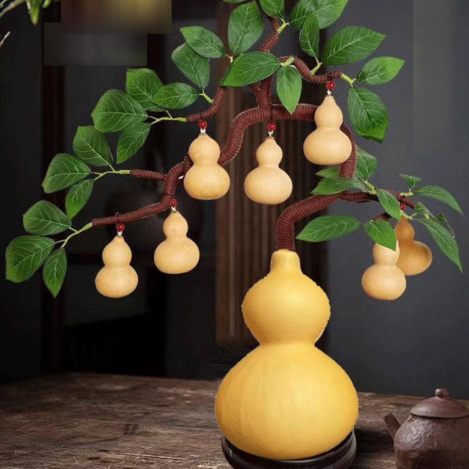 楽天市場】サイズ別8/12/16/20/26/30/40CM 瓢箪 木彫り 彫刻 瓢 置物