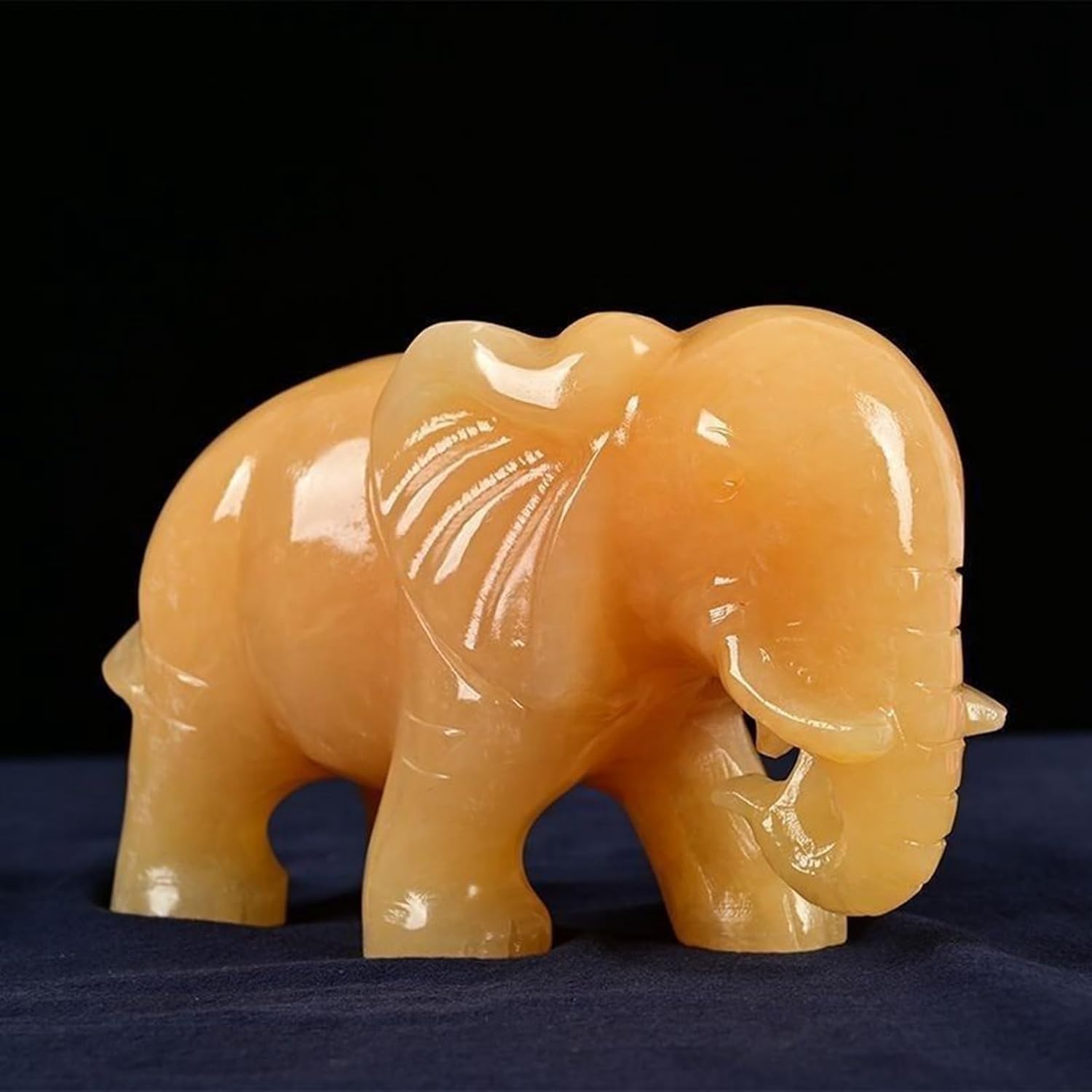 楽天市場】象 置物 ぞう 風水 ゾウ 金の象 ラインストーン装飾 最大長