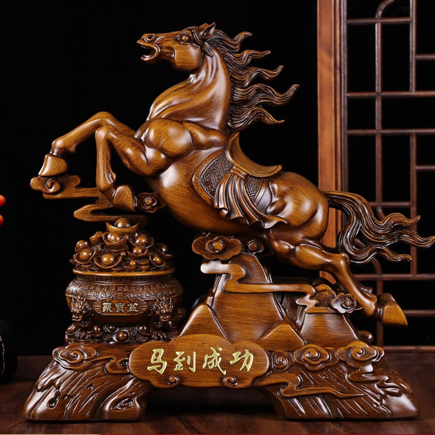 楽天市場】午 干支 馬 吉祥 置物 フィギュア インテリア プレゼント