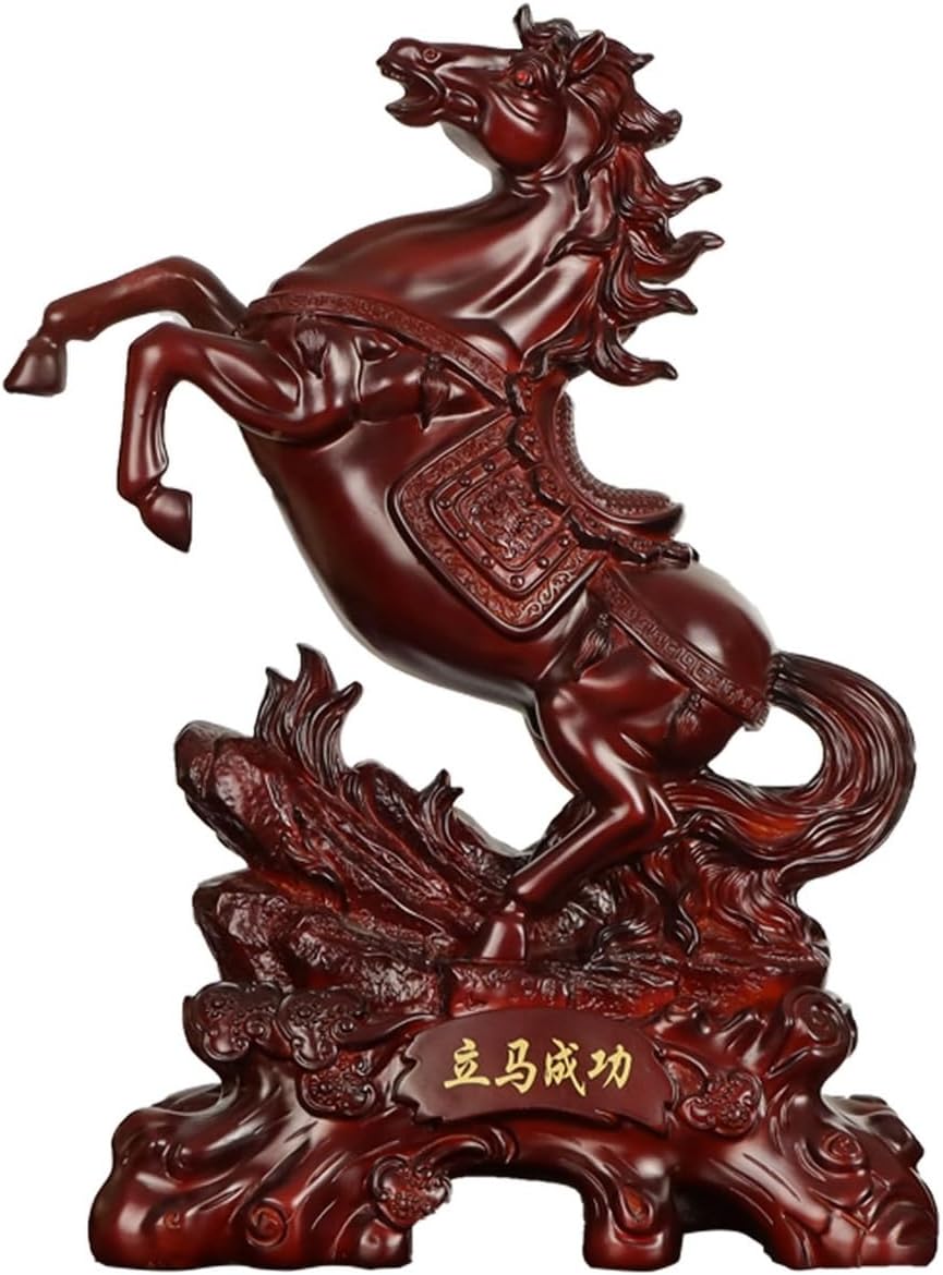 楽天市場】2026年干支【金馬開運置物】樹脂製 馬 風水 インテリア 高さ
