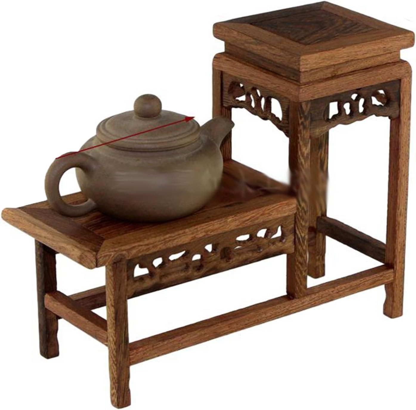 木製仕合わせ 茶器納める棚 赤木 茶押し入れ ティーカップホルダー 茶屋 納める棚 刻みつける 透かし彫り 調味料仕合わせ 骨董品棚茶器 アンティーク棚 調味料仕合わせ マルチ仕合わせ 収納家具 納める 風香炉台 卓上整