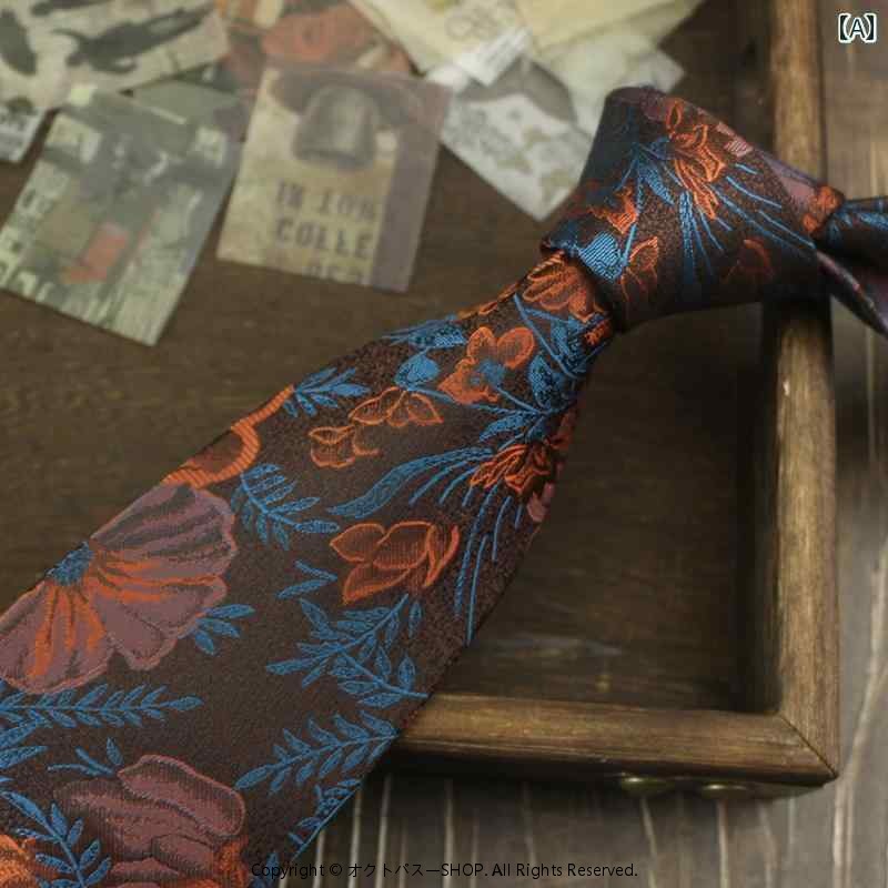 ストライプ 花柄 グリーン ピンク オレンジ フォーマル ビジネス レトロ 装飾 スーツ パーティー 結婚式 紳士 メンズ