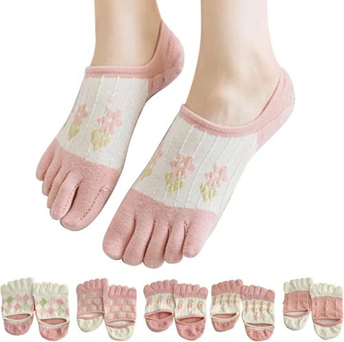 5足セット 四季通用 蒸れない 丈夫 高通気性 吸汗 通気性 抗菌防臭 抗菌 消臭 レディース五本指 ス