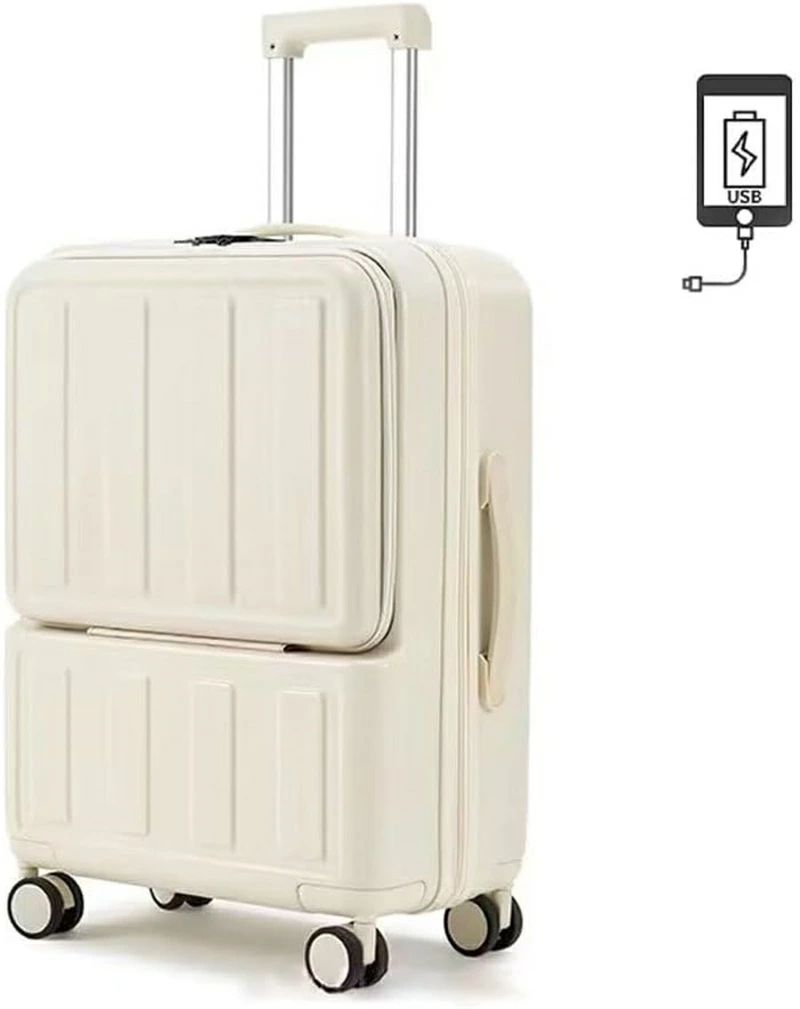 前食い違い 向こう正面明けっ広げ 旅行バッグ 持ちはこび入れもの 機内持ち込み USB界面付き添い人 持ちはこび入れもの イズ キャリーバッグ 5ハラ