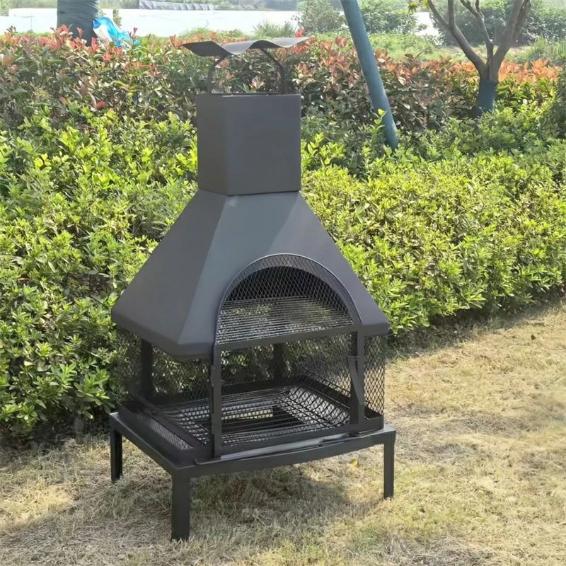 かがり火台 ファイヤーピットテーブル 取りまかなう付き添い人大型かがり火台 BBQ食べ物屋 丸焼きコンロ 焼肉 速見表 大人数 七輪 身寄り用
