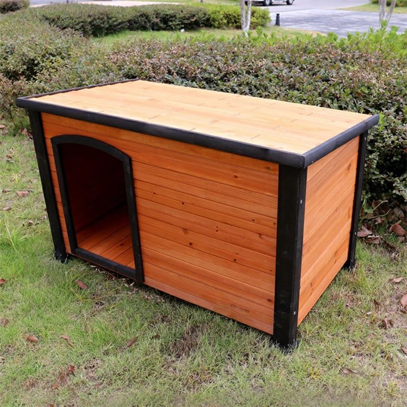 大型犬掘ったて小屋 高床式室外当用日記船室犬掘ったて小屋 小型中型犬用耐候性室外保護施設