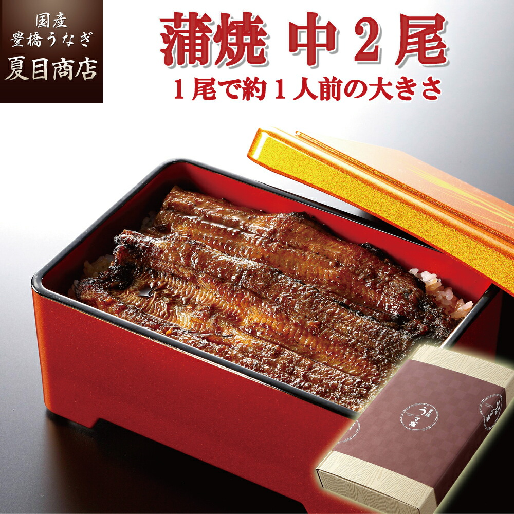 楽天市場 ギフト プレゼント うなぎ 蒲焼き 中サイズ115 130g 2尾 約2人前 送料無料 国産 愛知県産 三河産 専門店 39 サンキュー ショップ 誕生日 食べ物 贈り物 国産 豊橋うなぎ 夏目商店