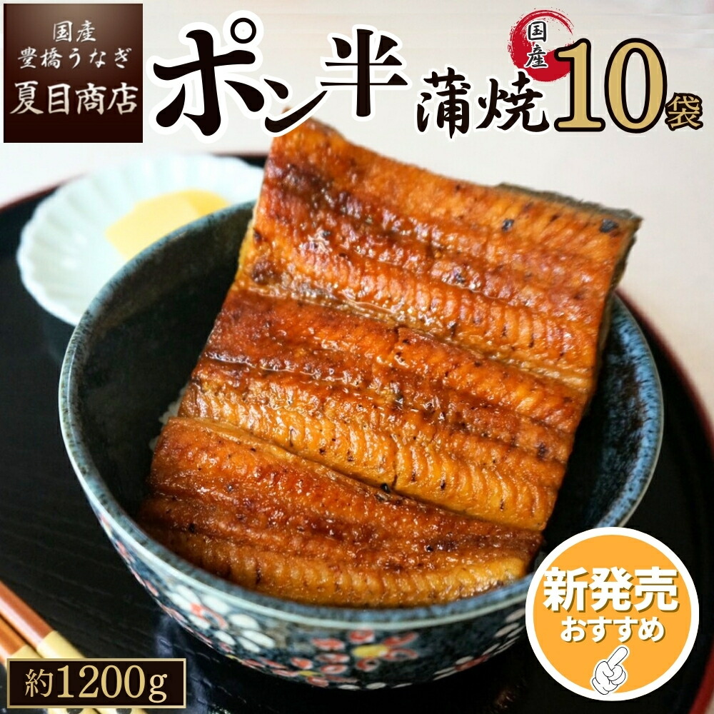【最大150円OFF クーポン 】新発売 うなぎ 蒲焼き ポン半 115-130g×10袋 個包装 約10人前 送料無料 国産 愛知県産 専門店 母の日 父の日 誕生日 プレゼント 食べ物 真空パック 贈り物 喜ばれる 内祝い ギフト 16,827円