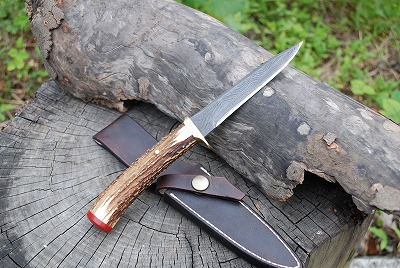 【予約制】Custom Knife アメリカモデル2013 【予約制】カスタムスタッグ 山波