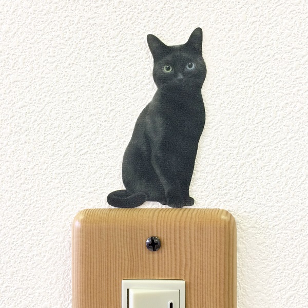 楽天市場 猫 カラーウォールステッカー Cat Life Color 黒猫 カラー インテリア ねこ ステッカー オッドアイ ネコ 壁 雑貨 グッズ シール Wall Story ウォールストーリー Toyo Labo Shop