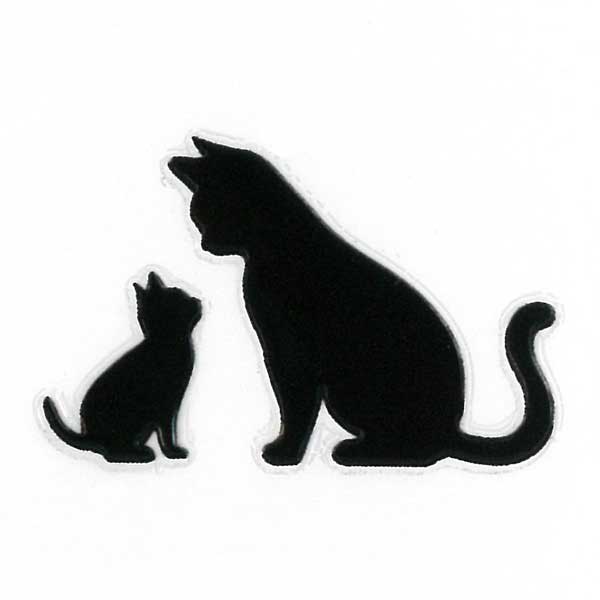 楽天市場 猫 ウォールステッカー Cat Life 連行 ねこ親子 インテリア 黒猫 壁 シール Wall Story ネコ ねこ ネコ雑貨 雑貨 グッズ かわいい 猫ステッカー Toyo Labo Shop