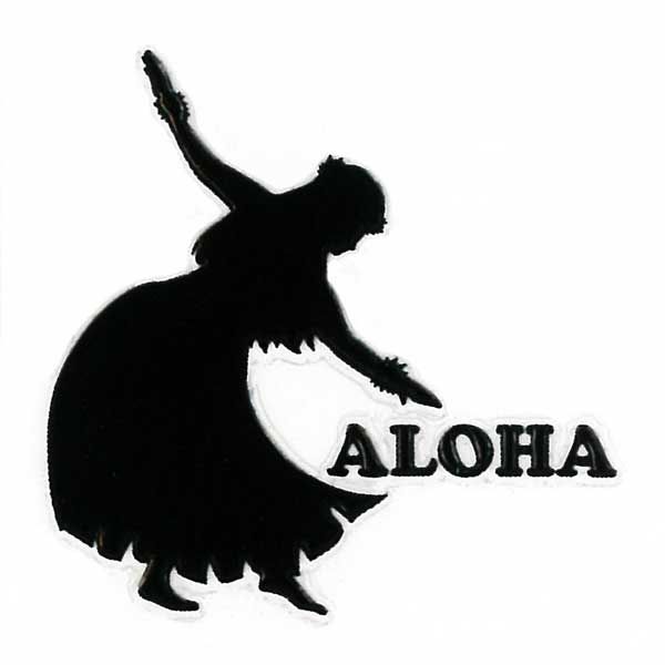 楽天市場 ハワイアン ウォールステッカー Aloha Life フラガールb ハワイ Hawaiian アロハ 壁 雑貨 ステッカー シール インテリア 簡単 カベ デコ スイッチ シルエット Wall Story フラ フラダンス Toyo Labo Shop