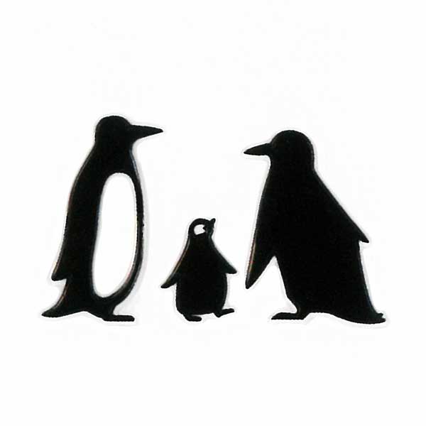 楽天市場 鳥 蒔絵シール Love Bird ペンギン 黒 30mm ステッカー ケータイ スマホ ペンギン 雑貨 Iphone デコ ステッカー Iqos アイコス Toyo Labo Shop