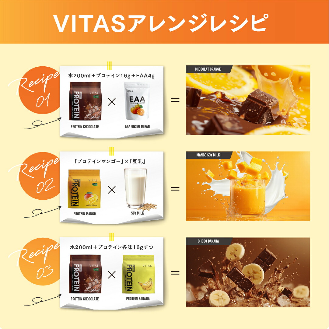 VITAS バイタス ホエイ プロテイン 100 WPCプロテイン 1kg 