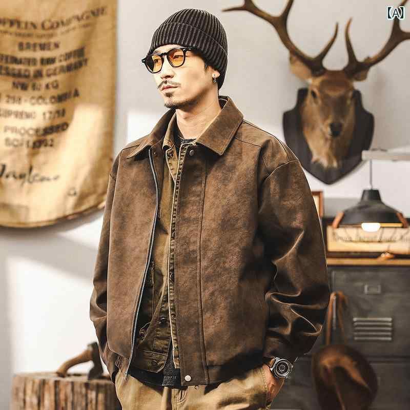 ジャケット 厚手 レトロ モード シック アメリカン バイク 大人 ジャケット 厚手 レトロ モード シック アメリカン バイク 大人
