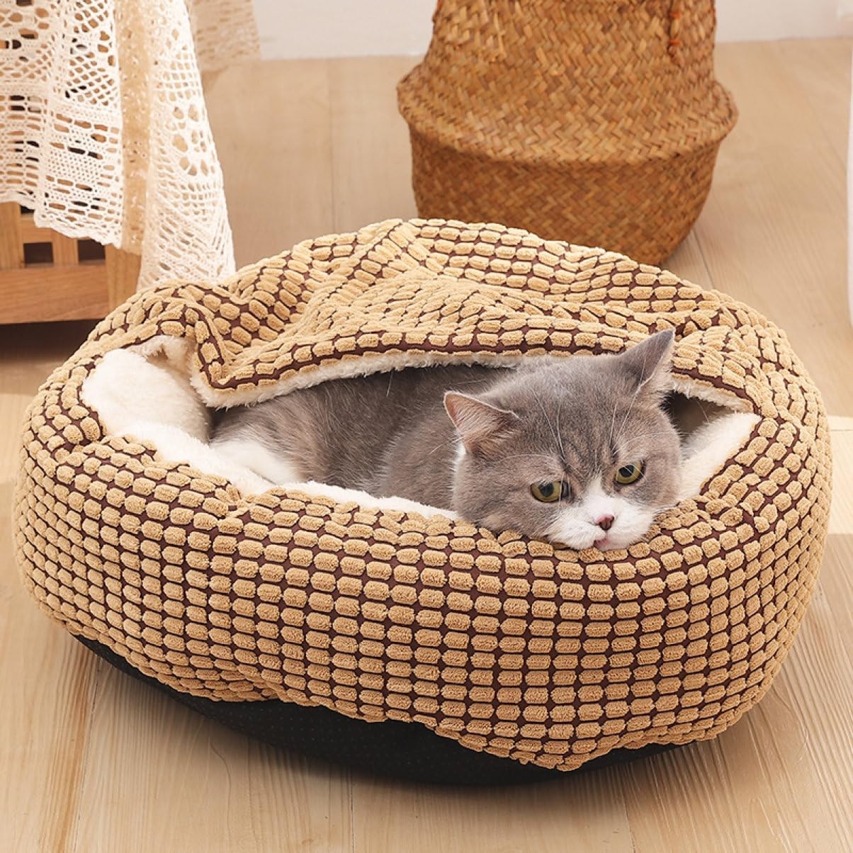 ペッ 可愛い ふんわり 設計1 もこもこ 50CM 柔らかい あったか 猫用 犬用 ペットクッション ふわふわ マット 犬ベッド 猫ベッド 冬 耐久性 洗える 大型犬用ベッド ベッド 犬 ペットベッド