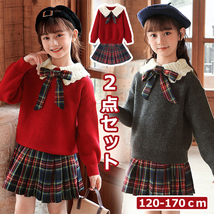 楽天市場】子供服 女の子 ワンピース セットアップ スーツ スカート