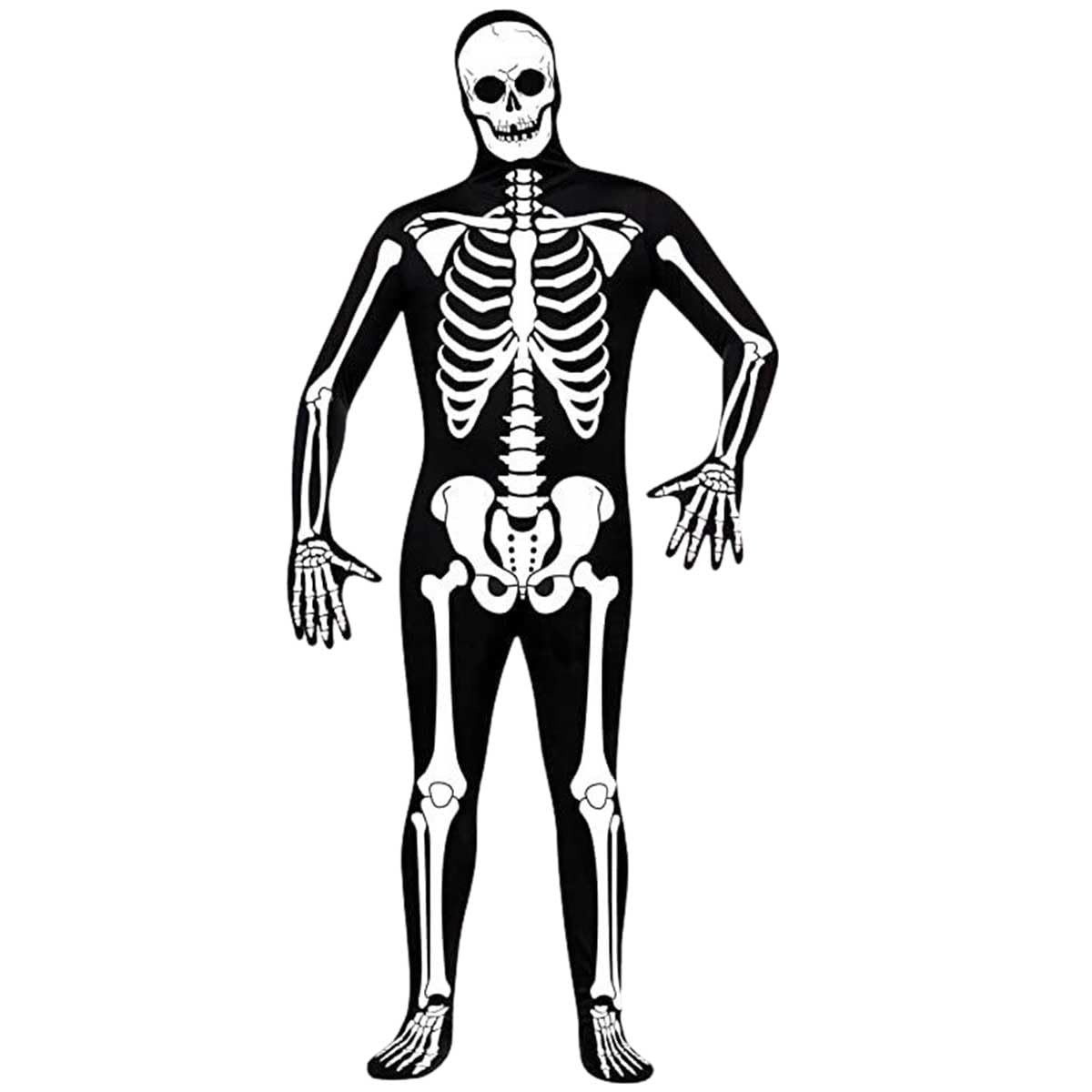 骸骨 衣装 全身 タイツ ハロウィン 仮装 コスチューム
