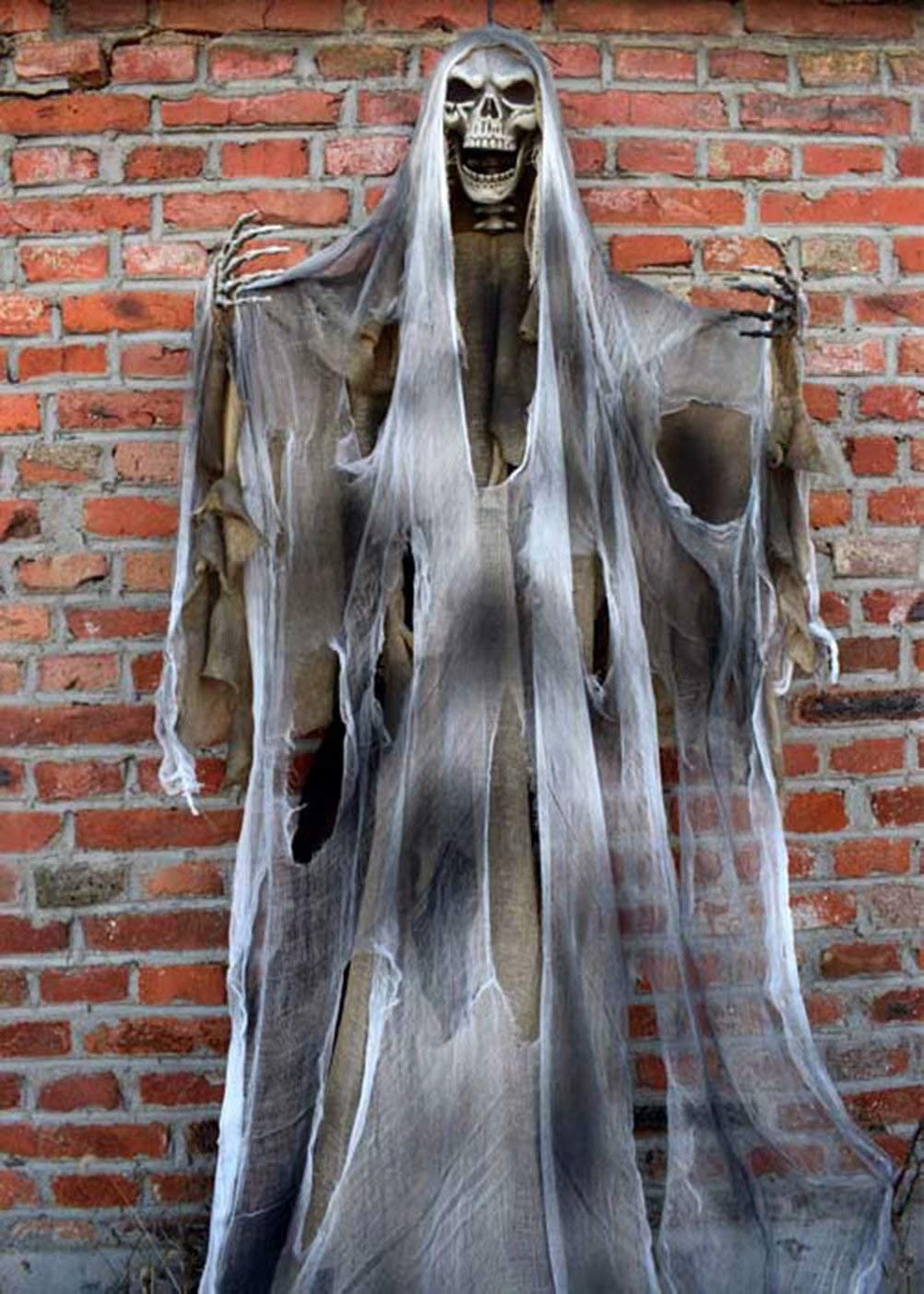 ハロウィン 飾り ホラー 幽霊 骸骨 ゾンビ 死神 吊り下げ ハンギング ゴースト 怖い 雰囲気満点 大きい パーティー 装飾 道具 お化け屋敷 家庭用 店舗 ドア デコレーション