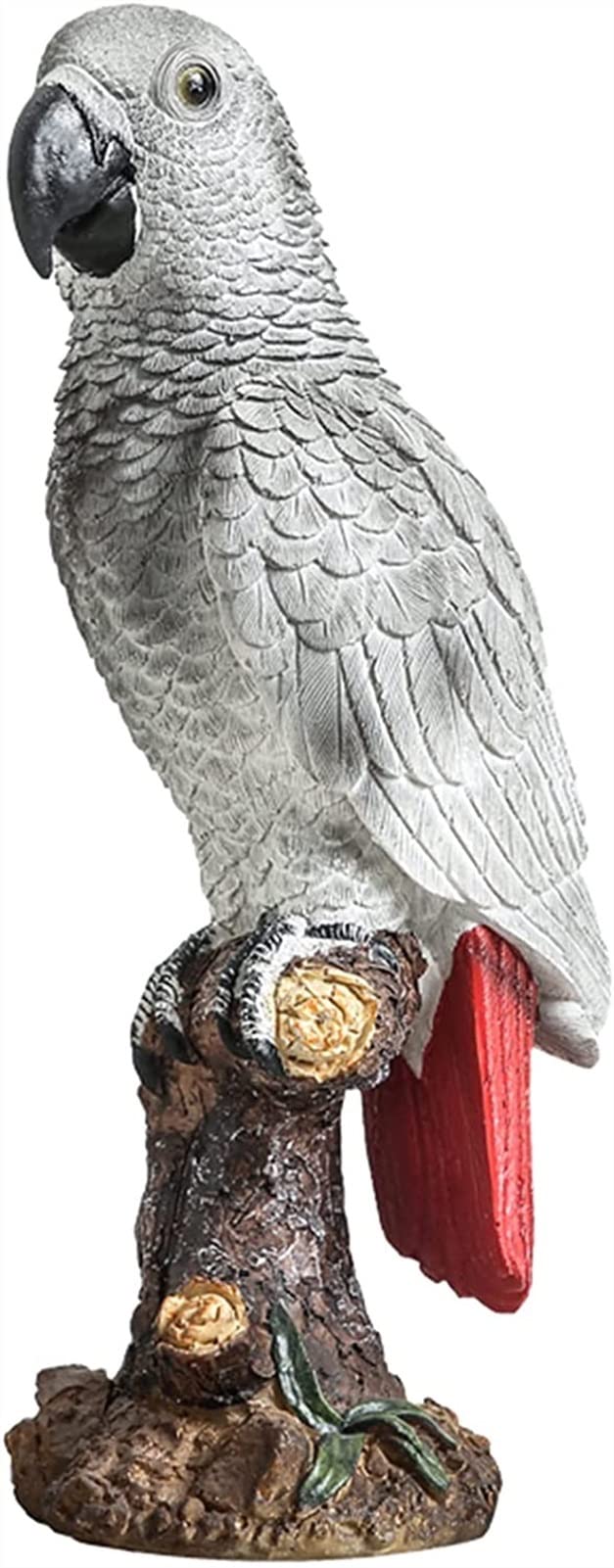 【新品発売期間限定特価】フィギュア彫刻 オウムの像の家の装飾動物の置物彫刻の装飾ホーム本棚の入り口の入り口バルコニーウィンドウの装飾 風水像|ドリームペット